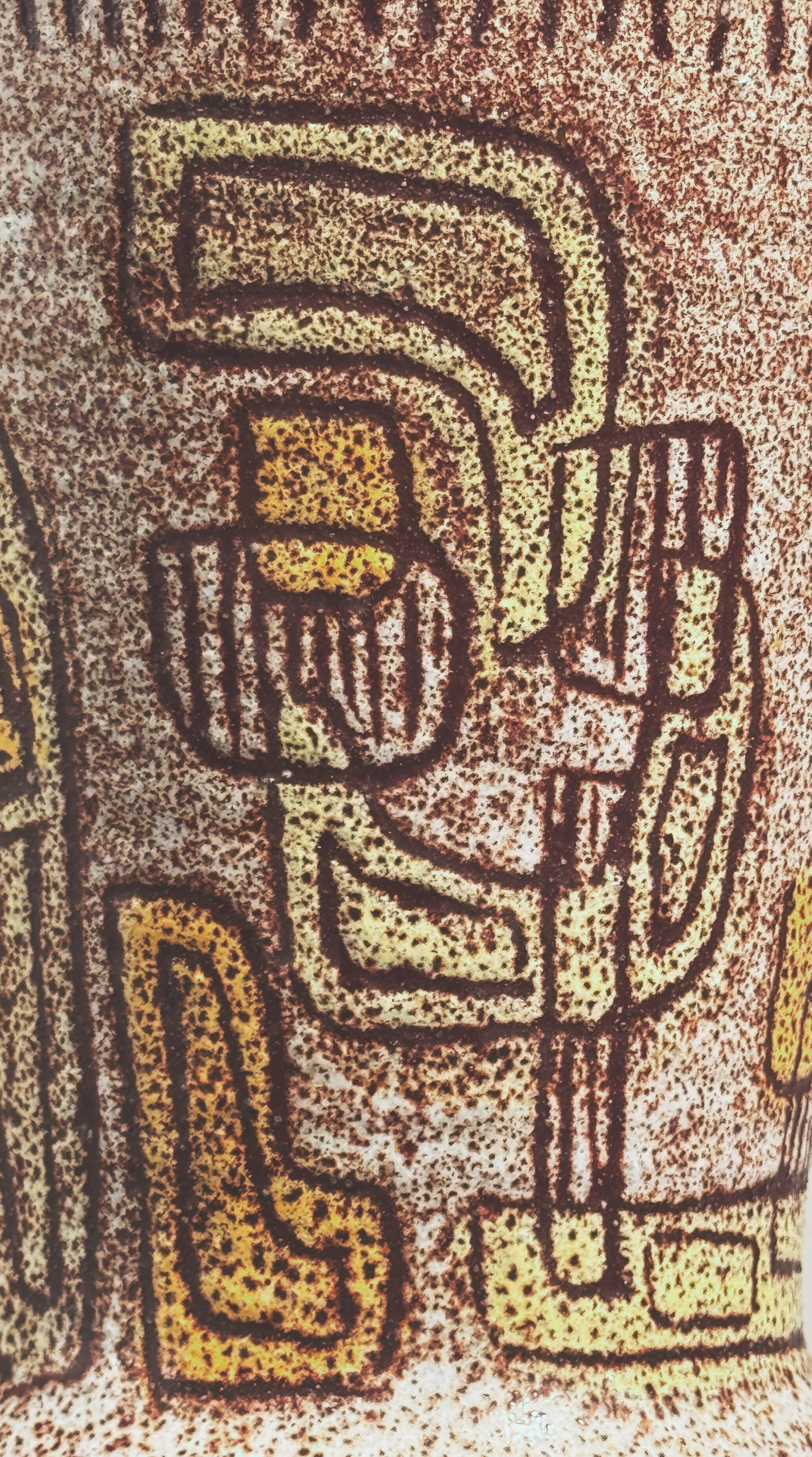 Maker's mark detail on base of Accolay ceramic vase France 1960