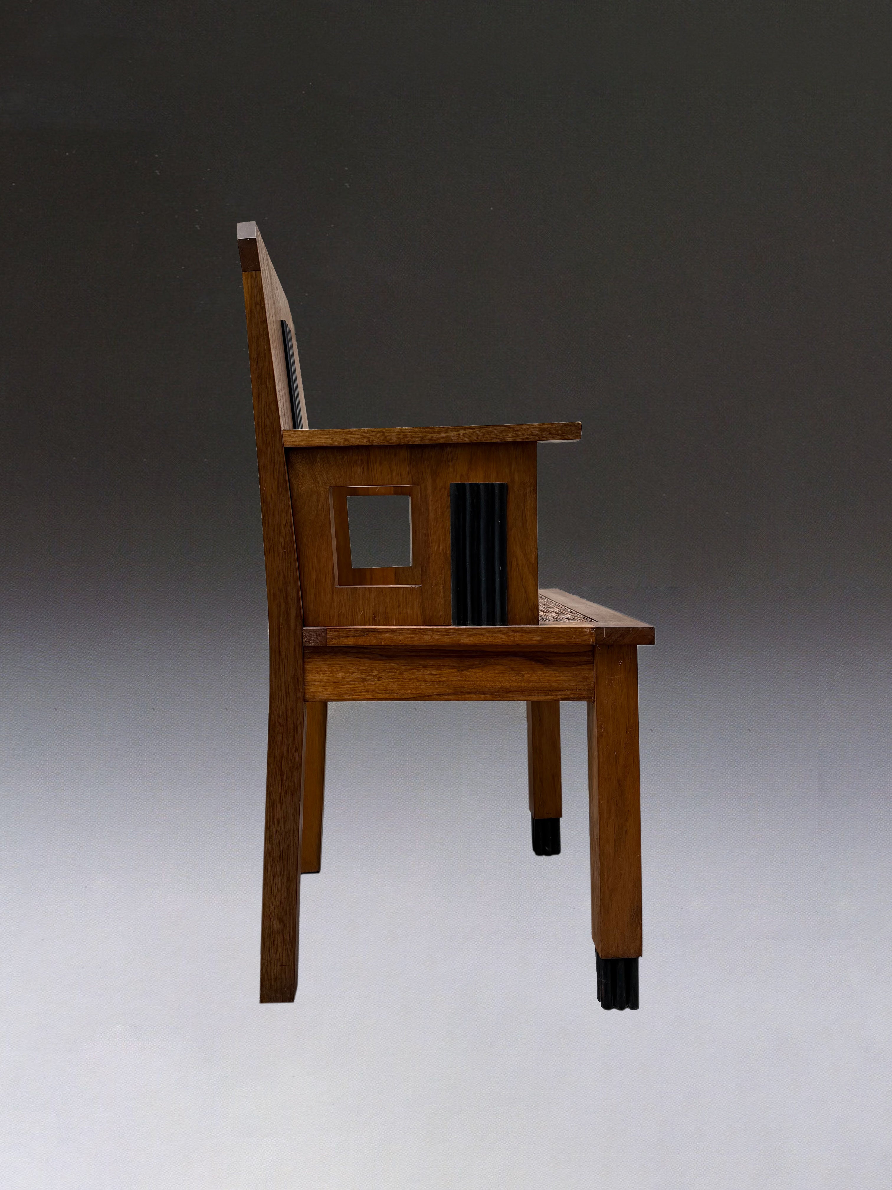 Art Deco Armchair in Mahogany - Art Deco/Modernist Collection — side angle