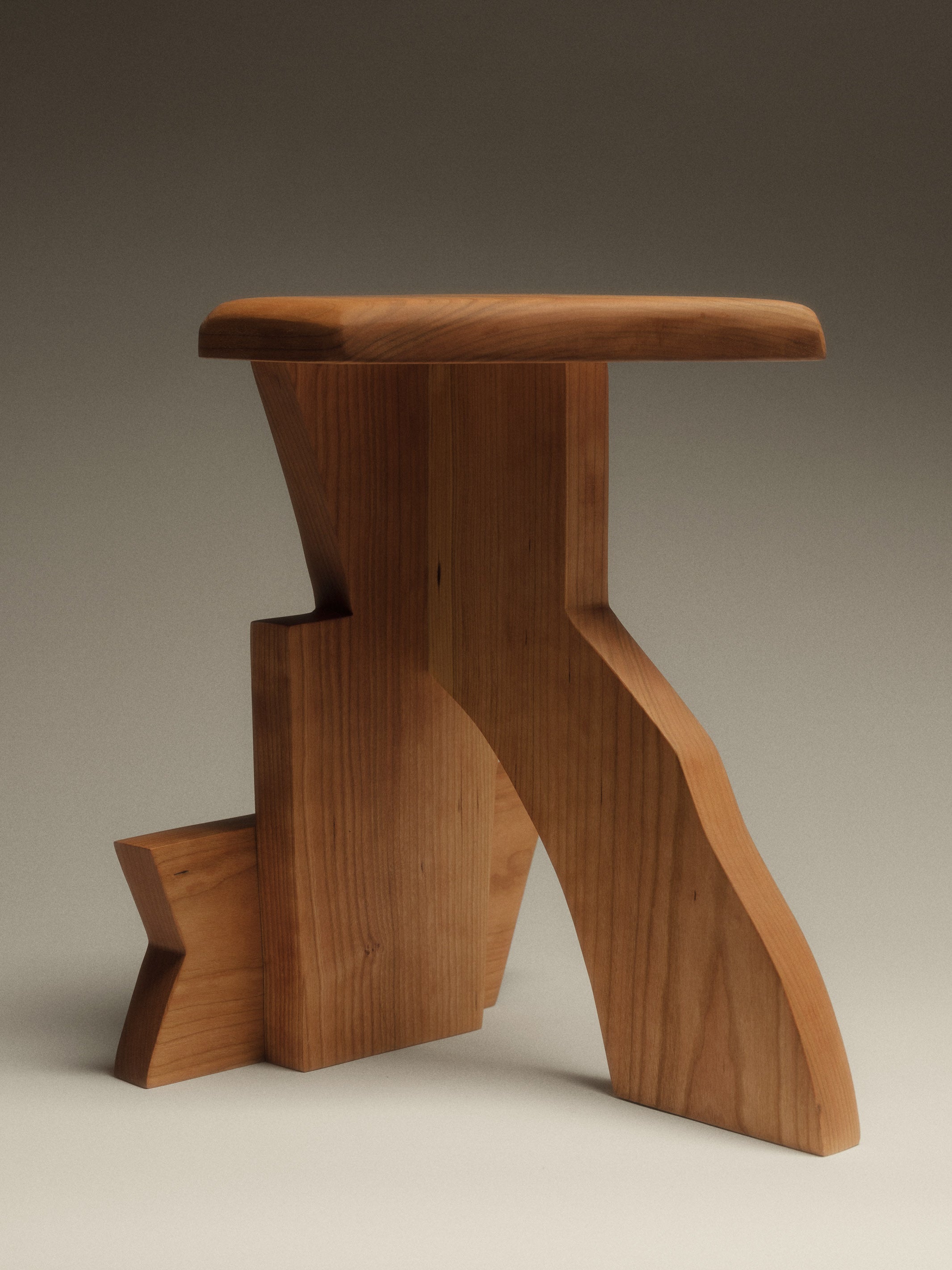 Carry-on stool/side table — side angle