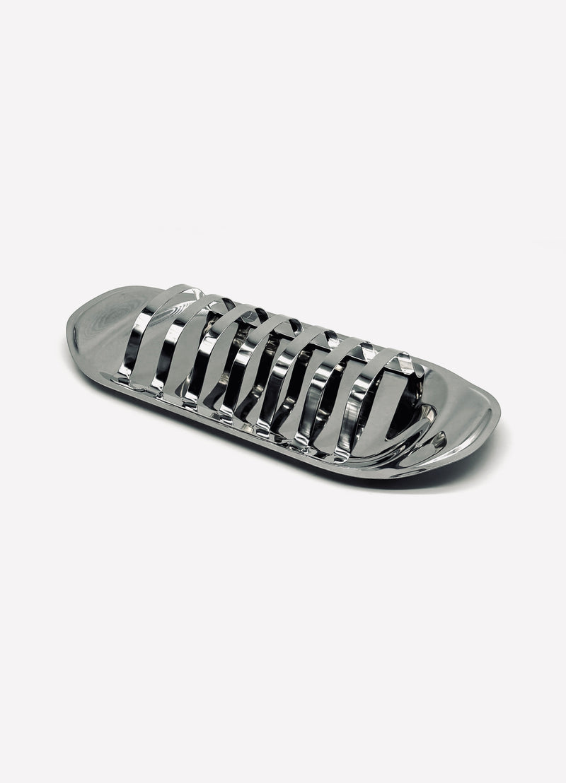 Stainless Steel Toast Holder by LA PARADE | The Oblist — polished metal finish