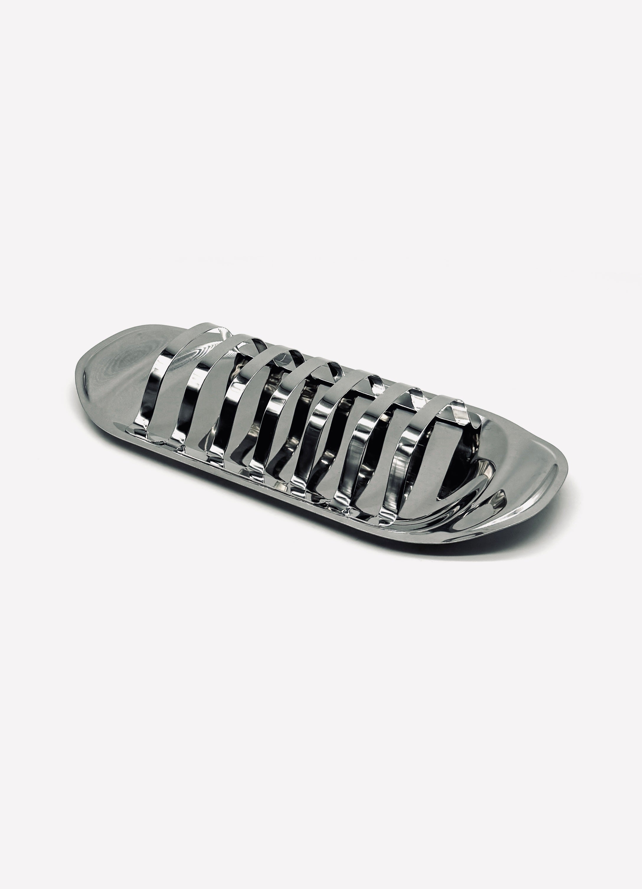 Stainless Steel Toast Holder by LA PARADE | The Oblist — polished metal finish
