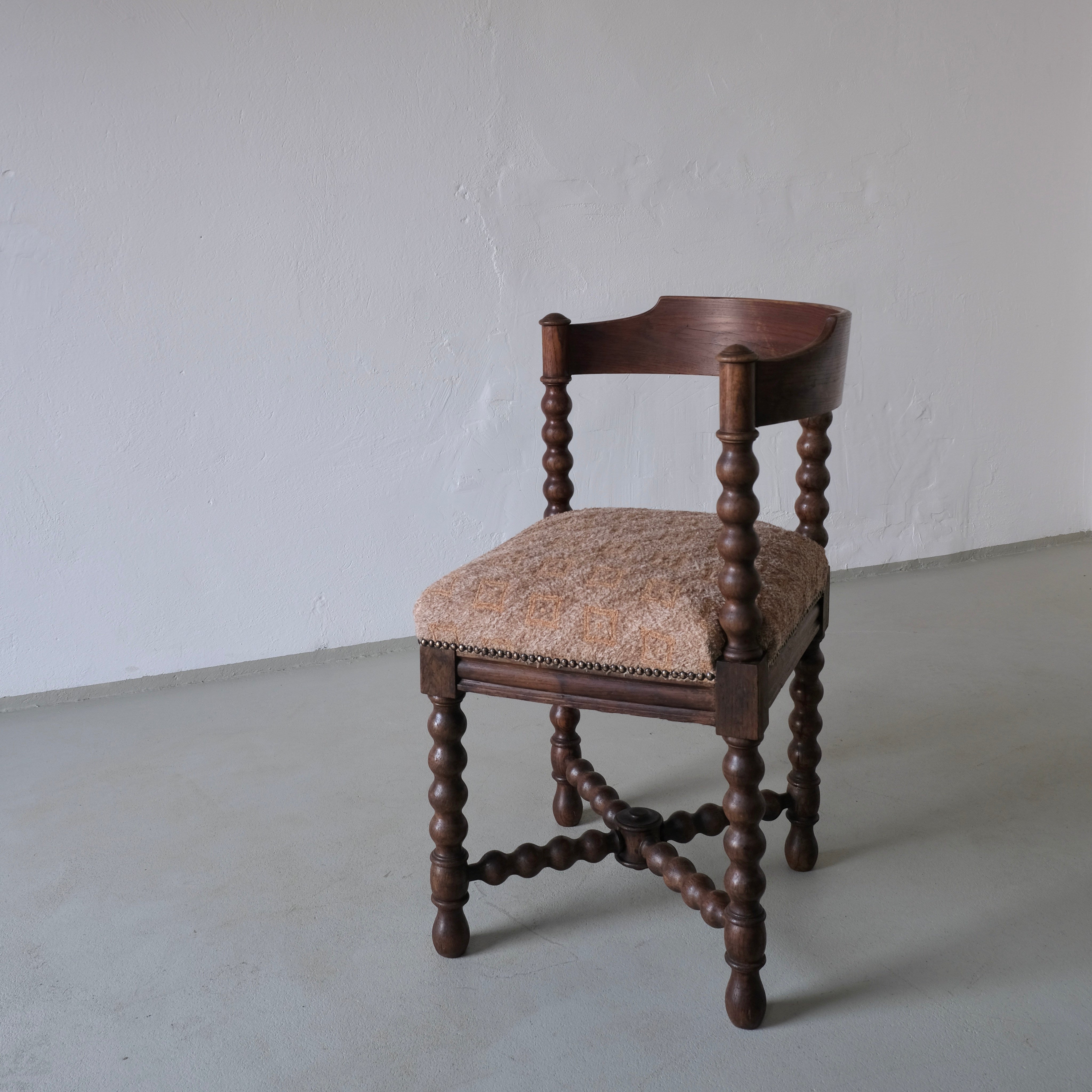 Antique Bobbin Turned Corner Chair