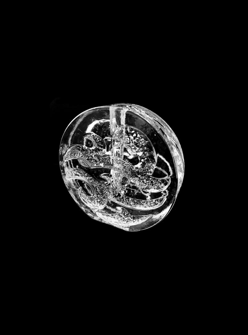Round glass soliflore vase by LA PARADE | The Oblist
