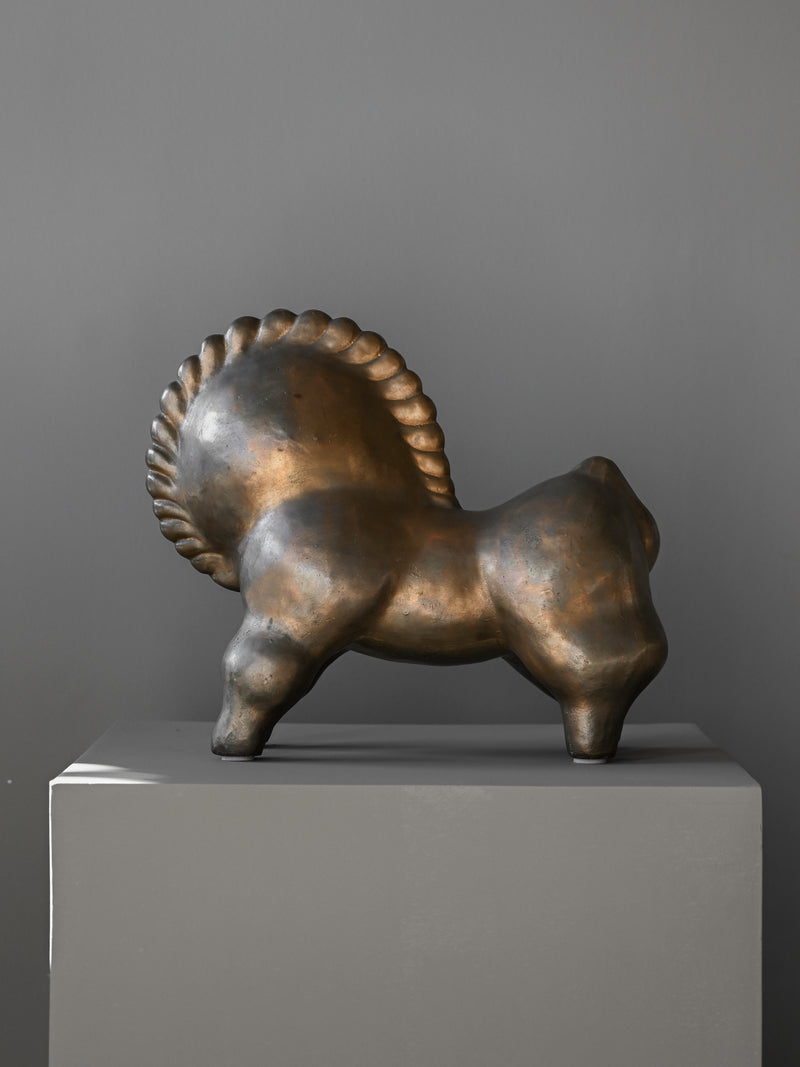 Mid-Century “Libbiloo” in Cast Bronze by Studio OSKLO | The Oblist