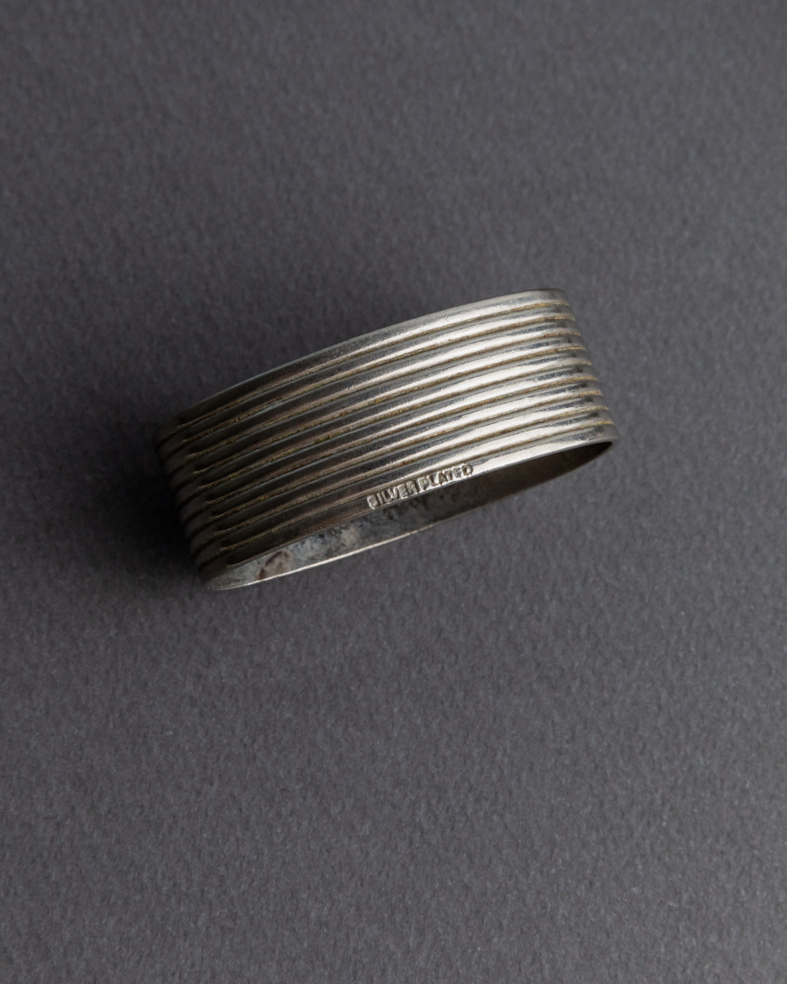 1960s Silver Plated Napkin Rings, Set of 4