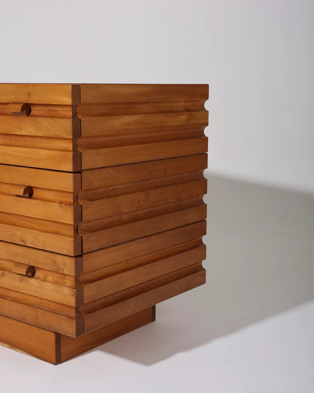 Maison Regain Cabinet in Elm Wood, 1970 France