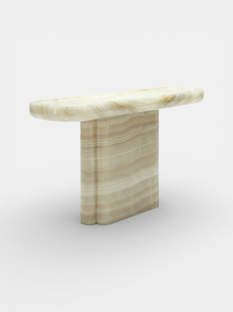 Ugo Ivory Onyx Console — detail view