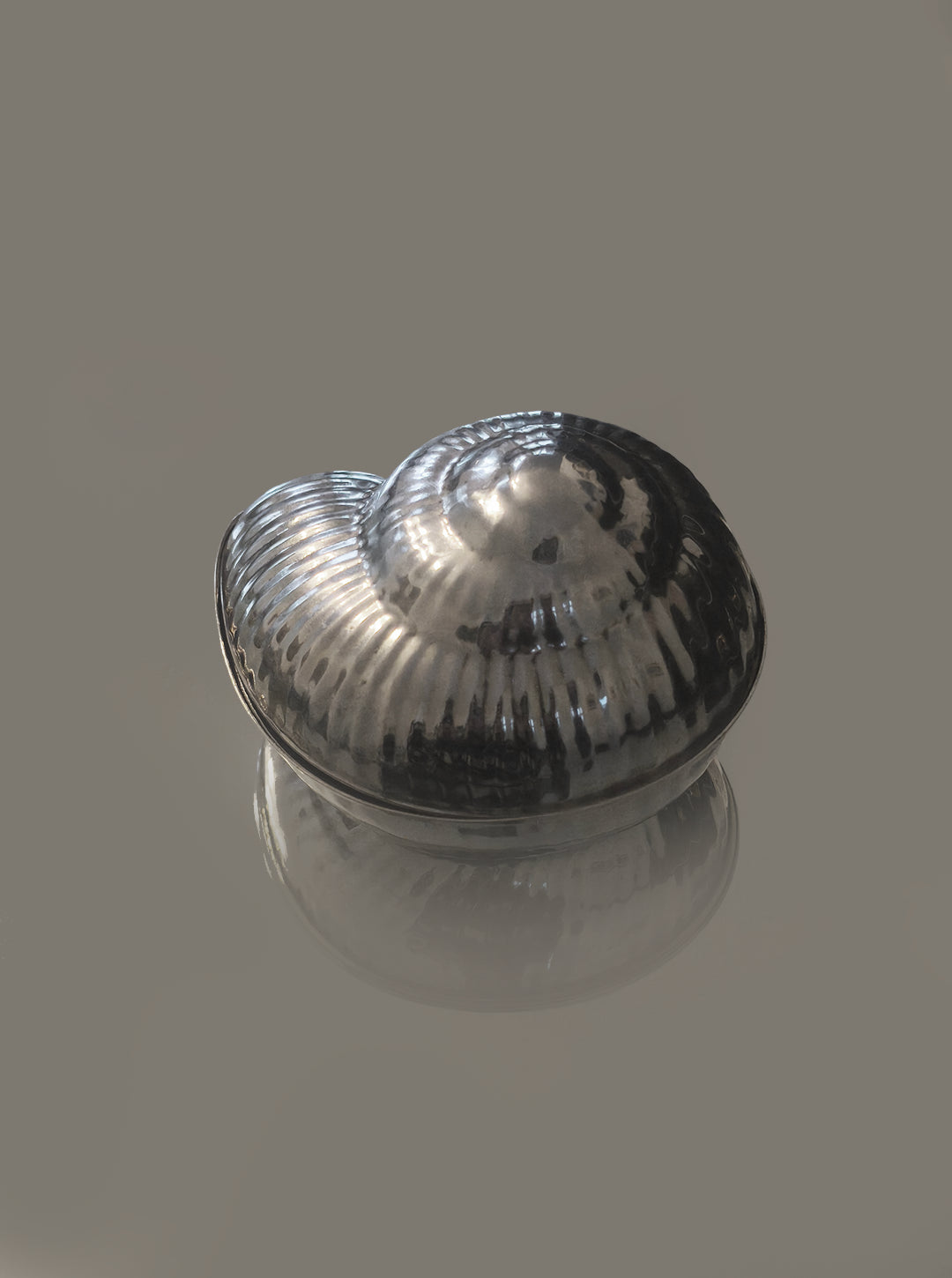 Silver-plated Shell Box — lifestyle setting