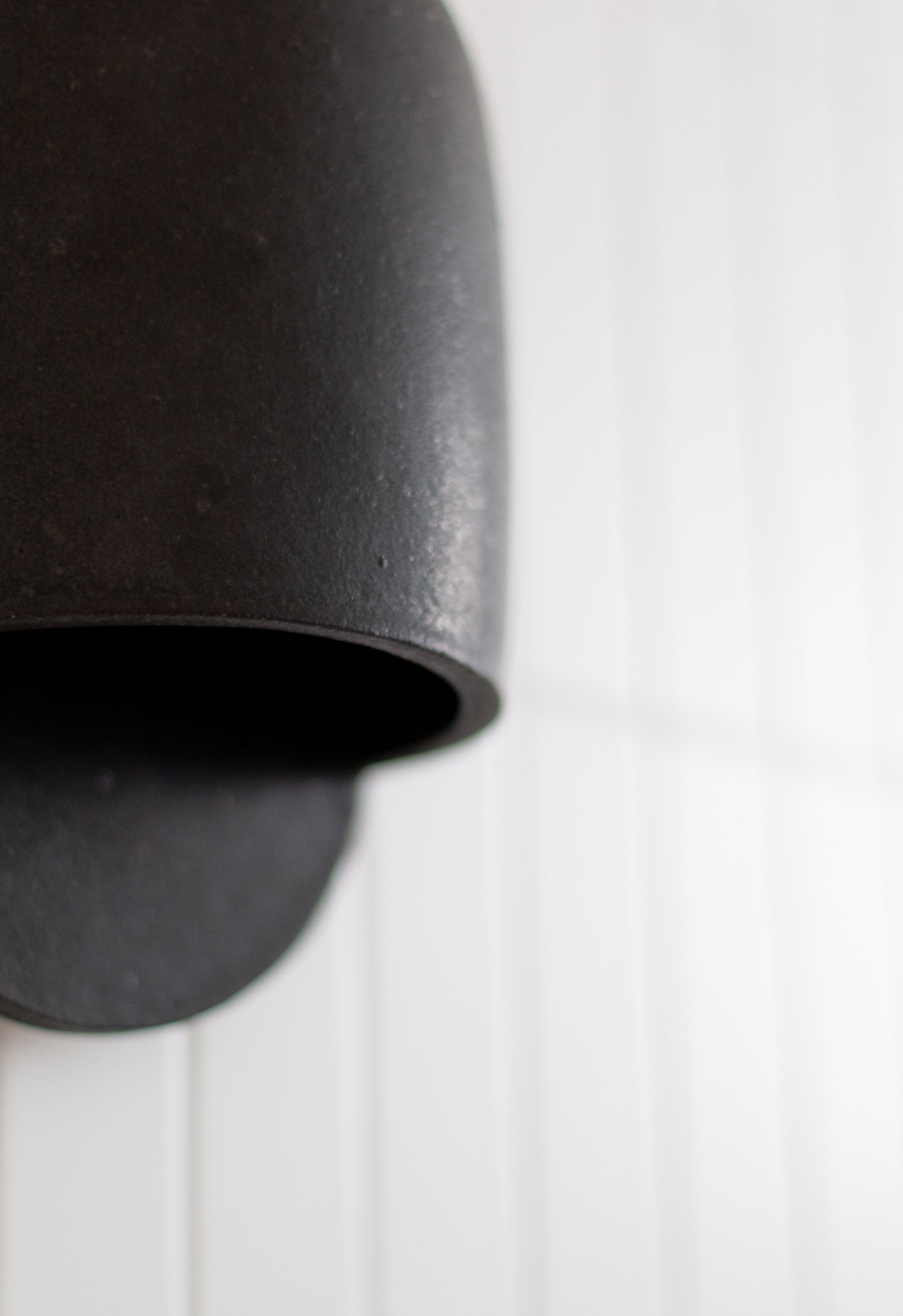 Tera Sconce Glazed — side angle
