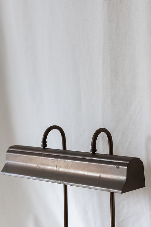 Double Arm Bronze Library Lamp — lifestyle setting
