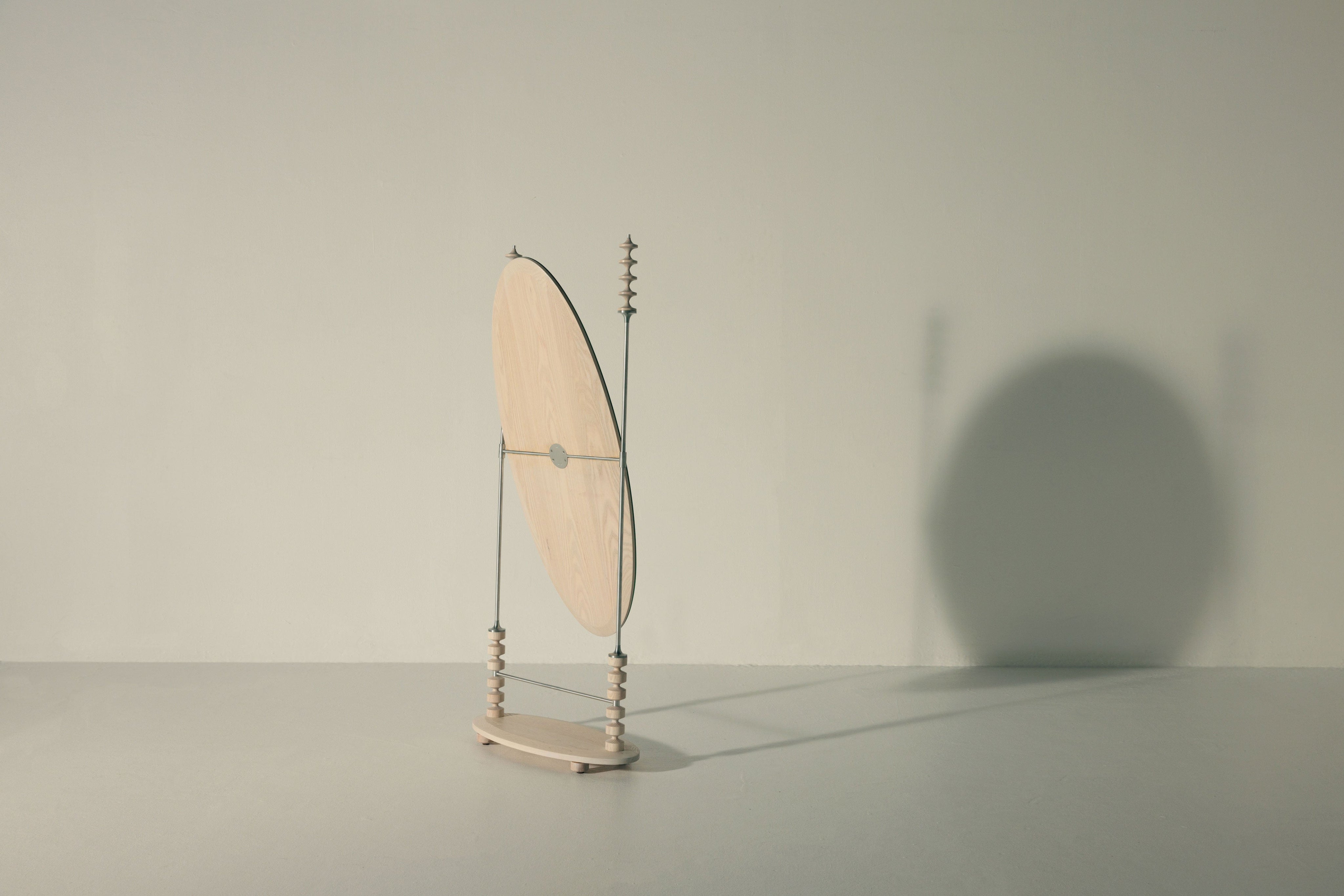 Hour Briar Floor Mirror — side angle