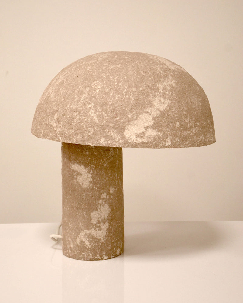 Mushroom Lamp' by Fena Studio by ZAROLAT | The Oblist — handcrafted stone finish