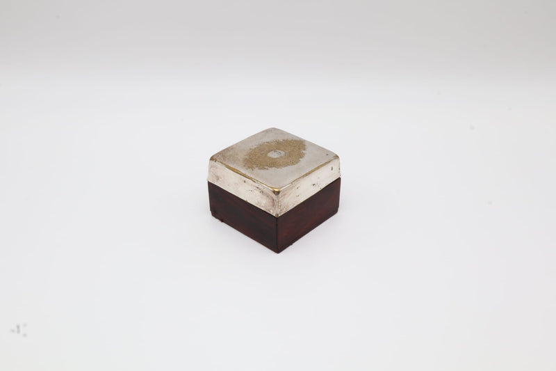 Mid-Century Modern Hardwood & Silver-Plated Trinket Box – Finland, 1950s-1960s by Forma Finds | The Oblist