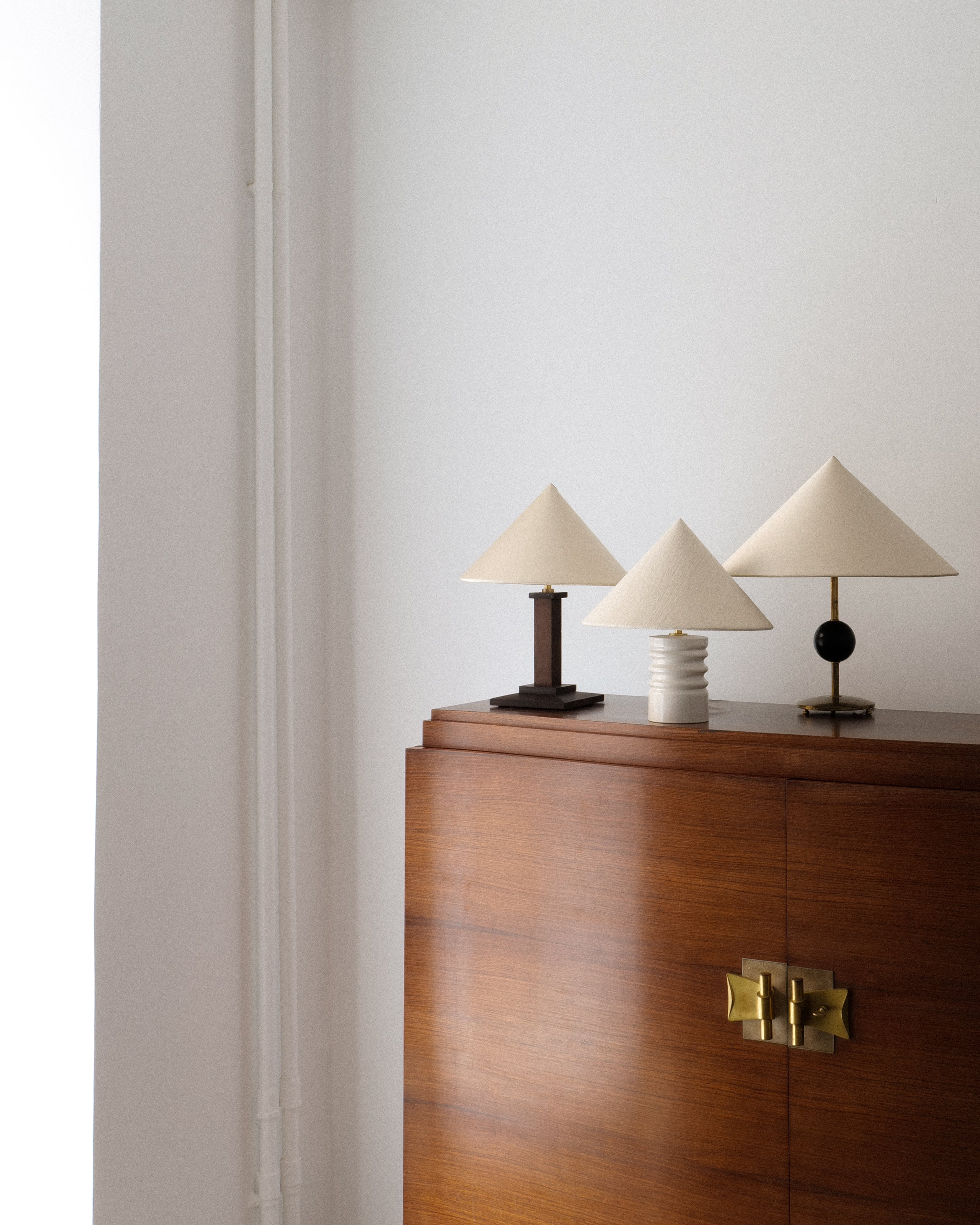 Wood Table Lamp 1940s