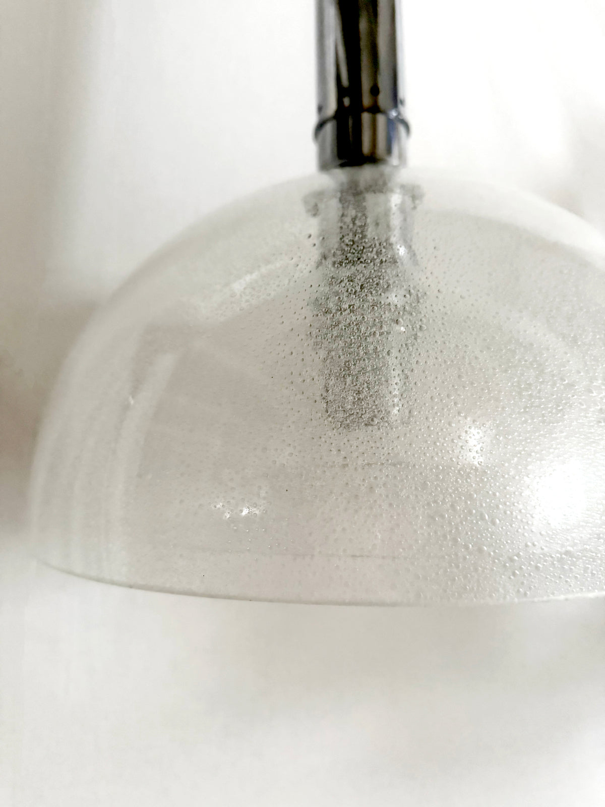 Original Three Layer Carlo Nason Pendant Light — close-up