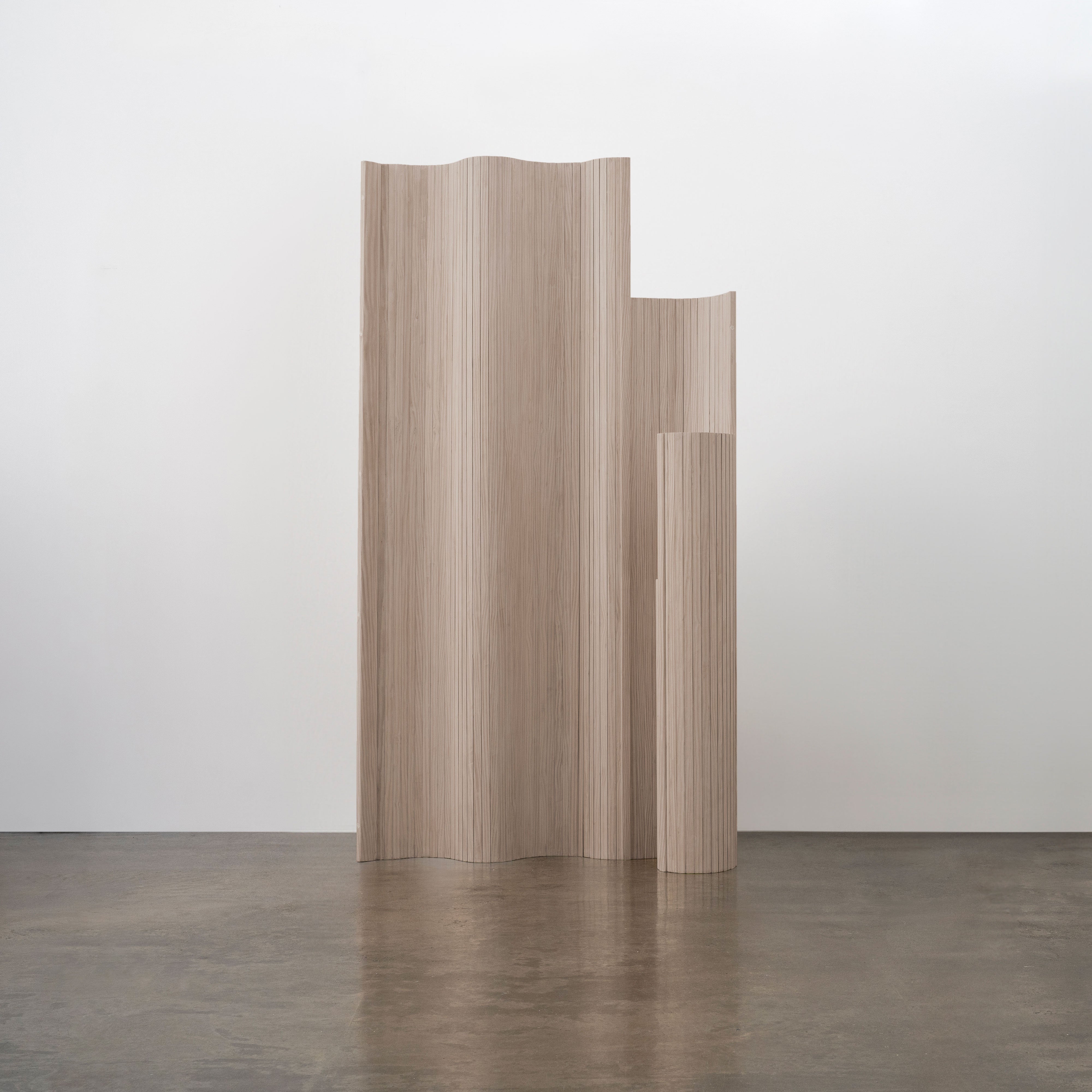 Tambour Screen in White Pine by Tom Roberts