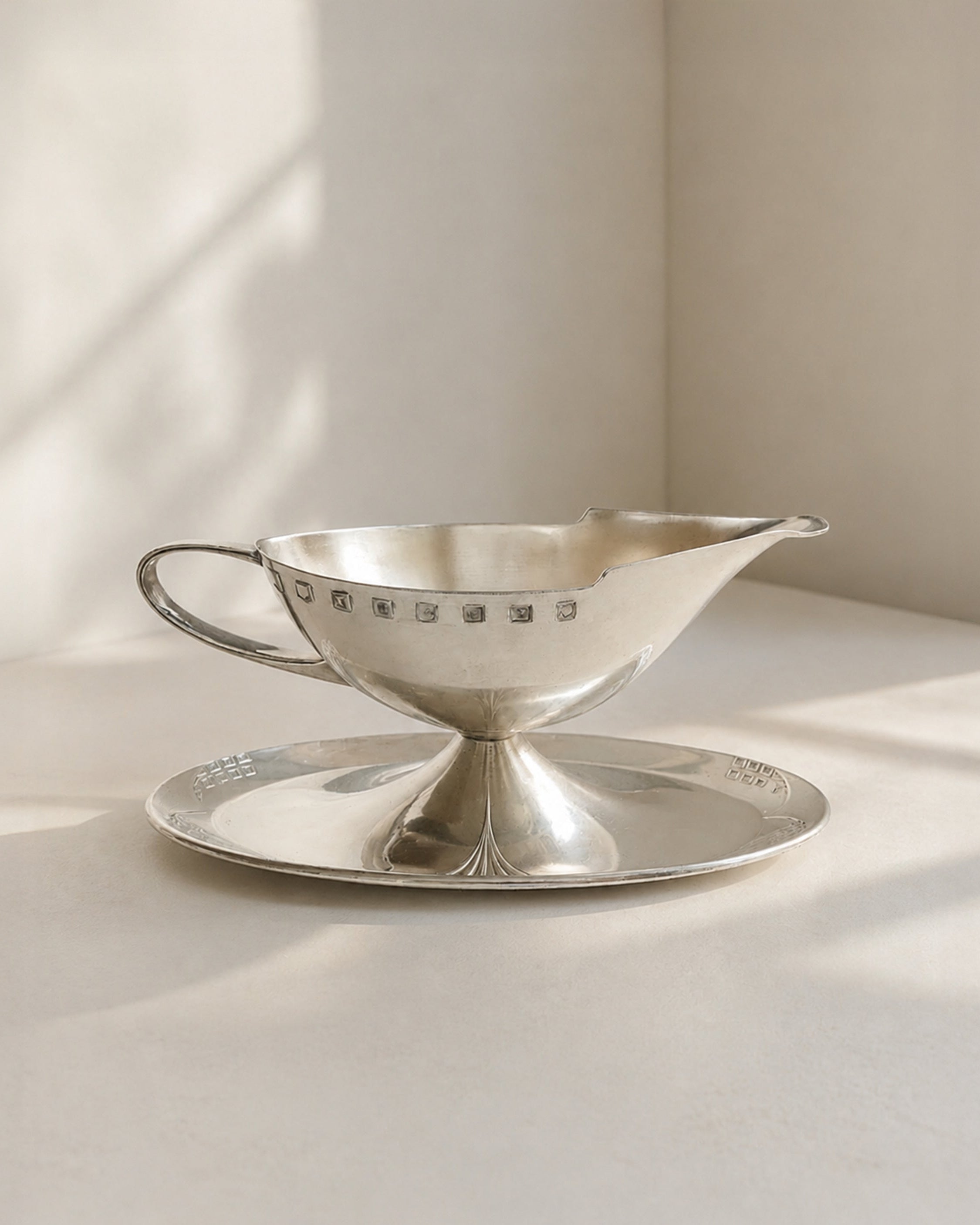 Art Nouveau silver plated sauciere by WMF - 1910s by Dodo Vintage | The Oblist