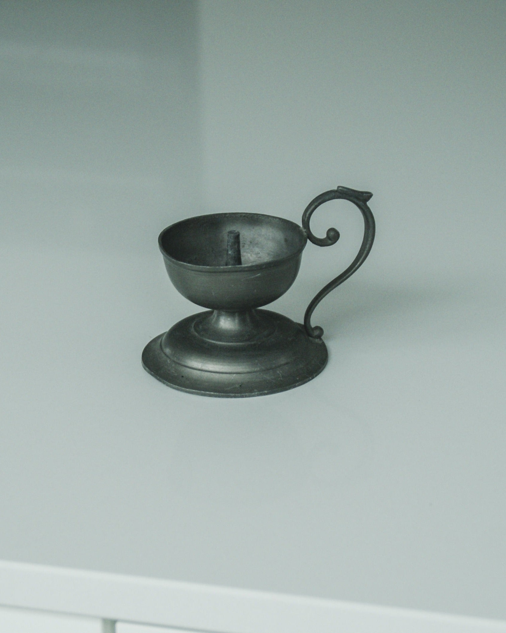 Pewter Candlestick by Tafelgeluk | The Oblist