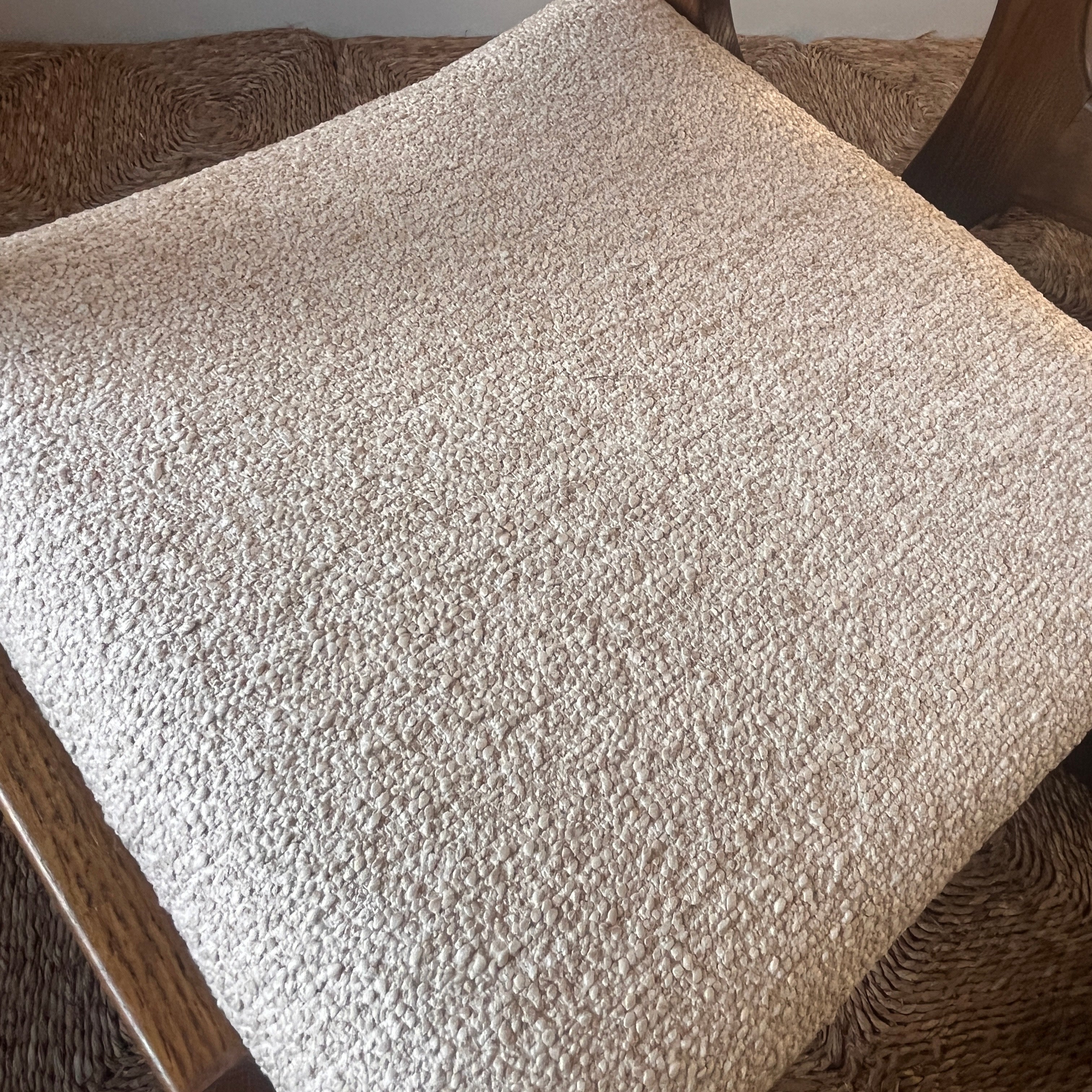 Set of six French Oak Dining Chairs attr Guillerme et Chambron