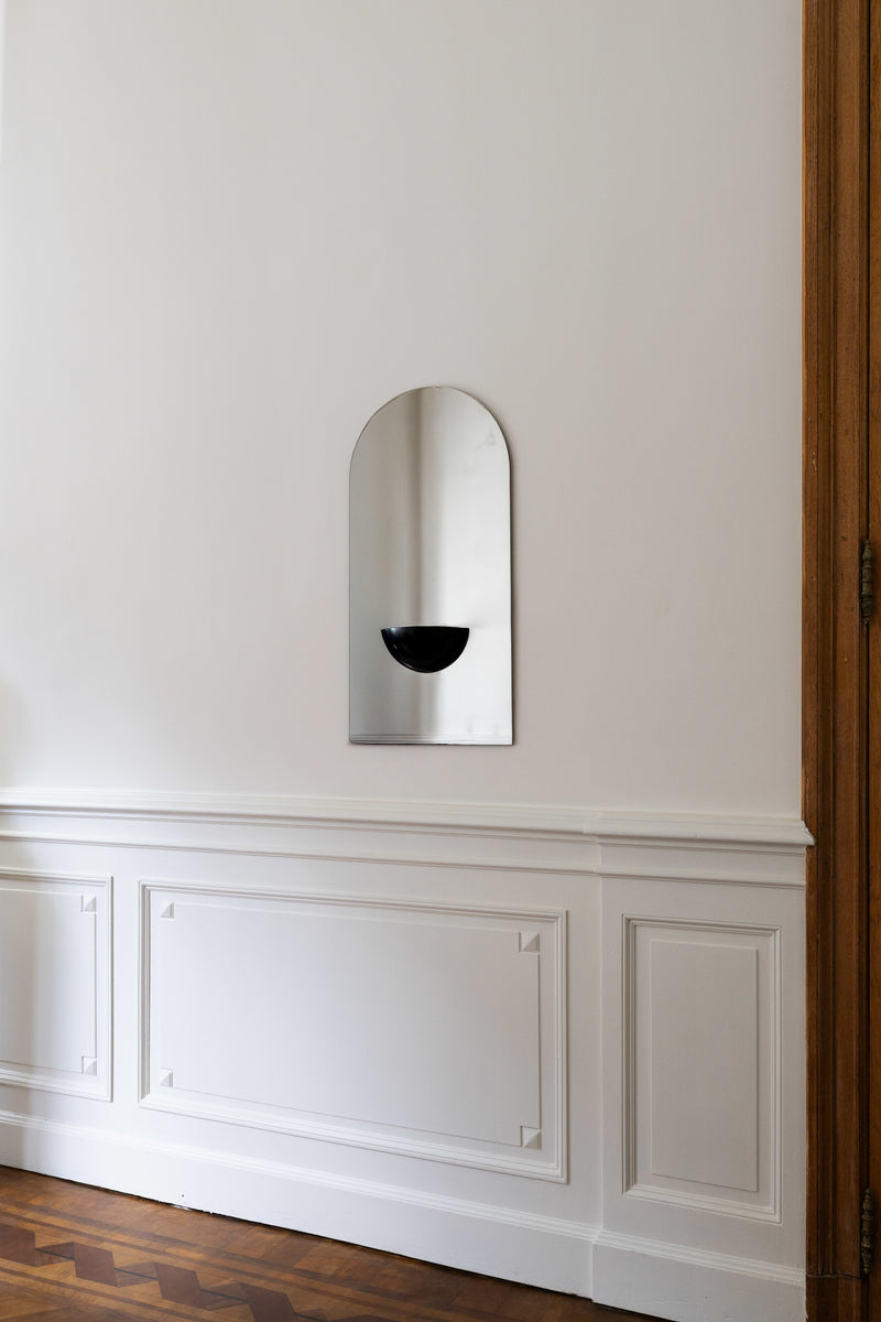 The Mirror of Simple Souls (Medium) - Contemporary Mirror in Steel by COSEINCORSO | The Oblist