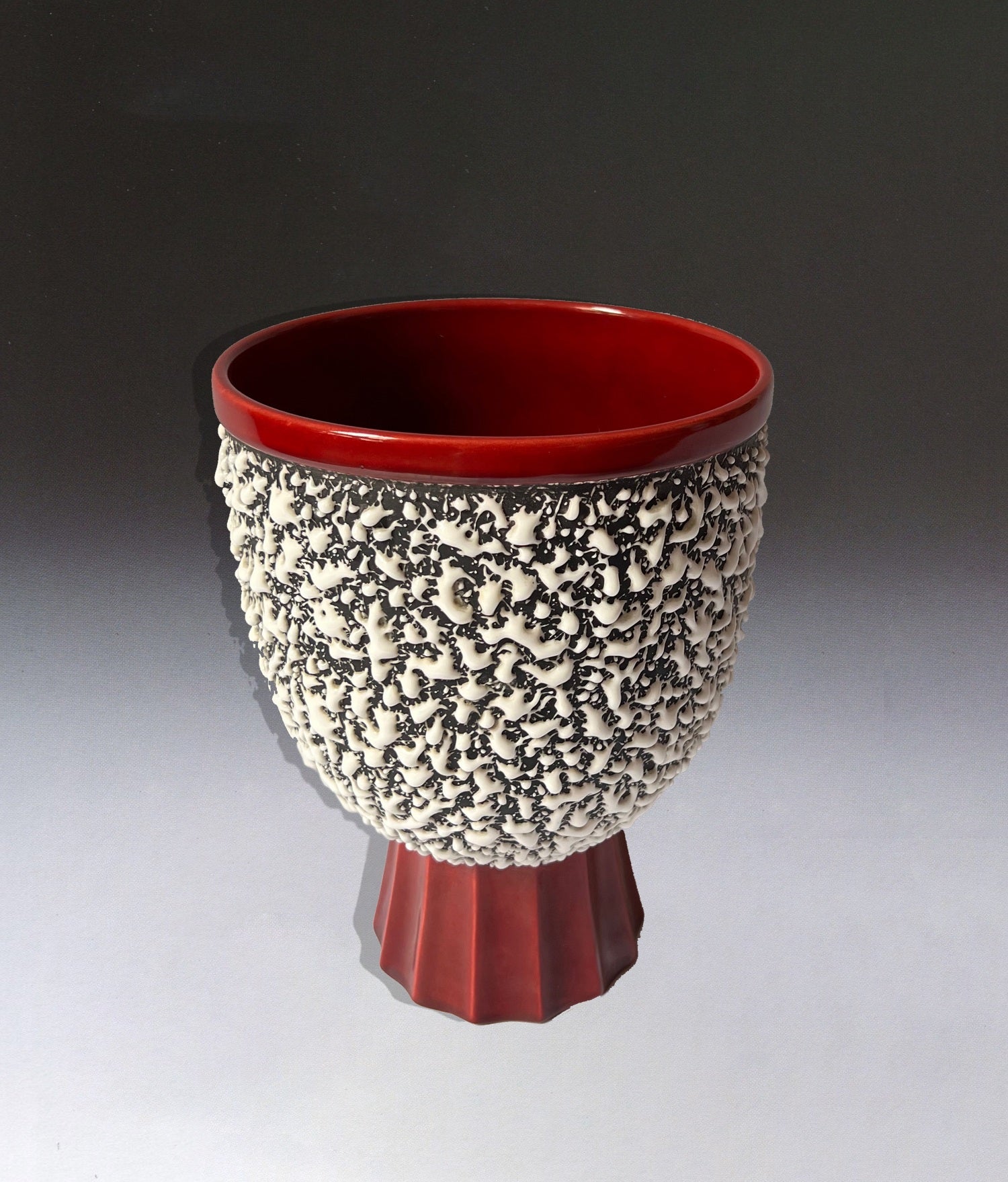 Art Deco Ceramic Oxblood Vase By Paul Millet Manufacture de Sevres