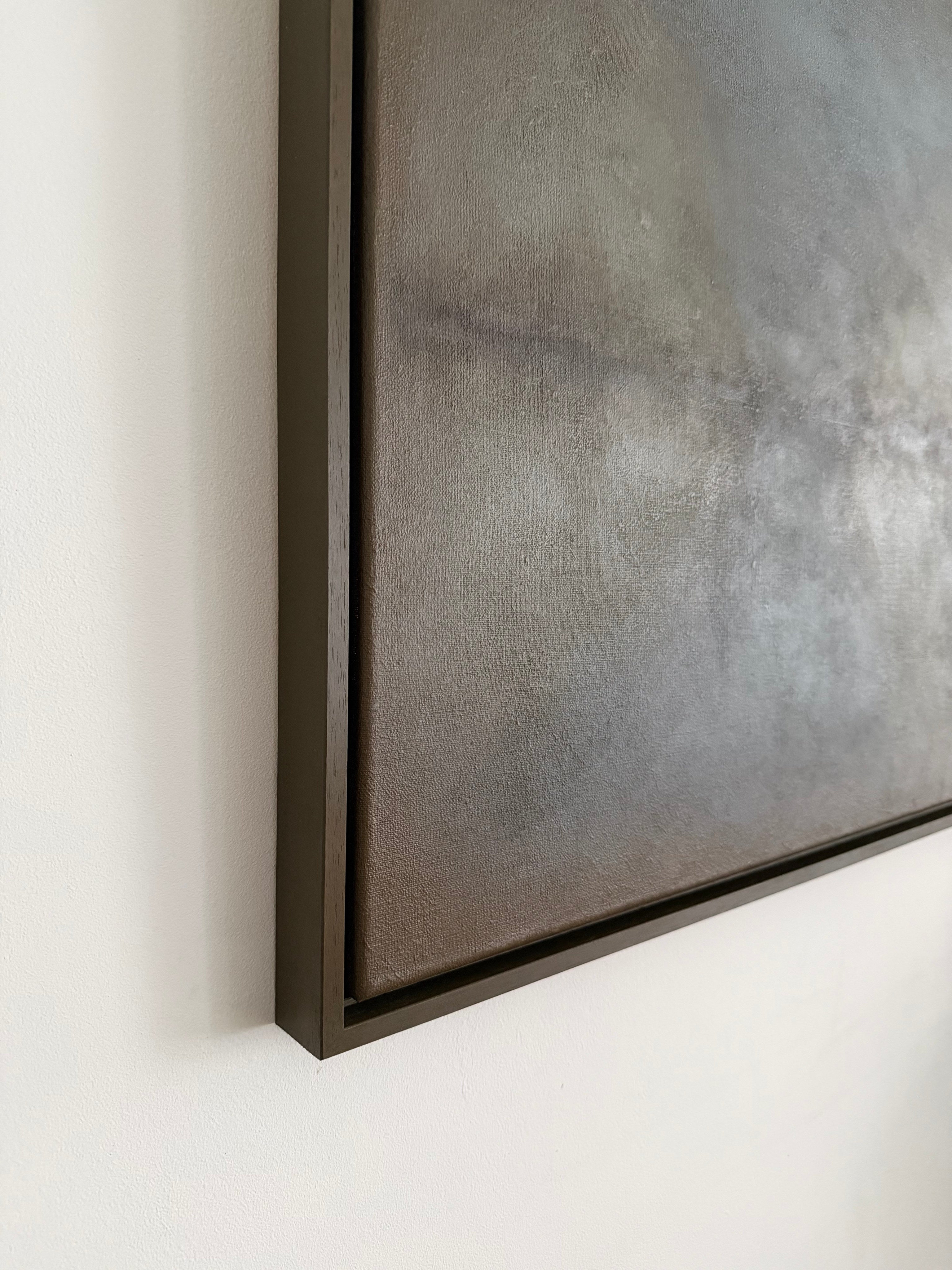 'Many rivers to cross' painting — side angle