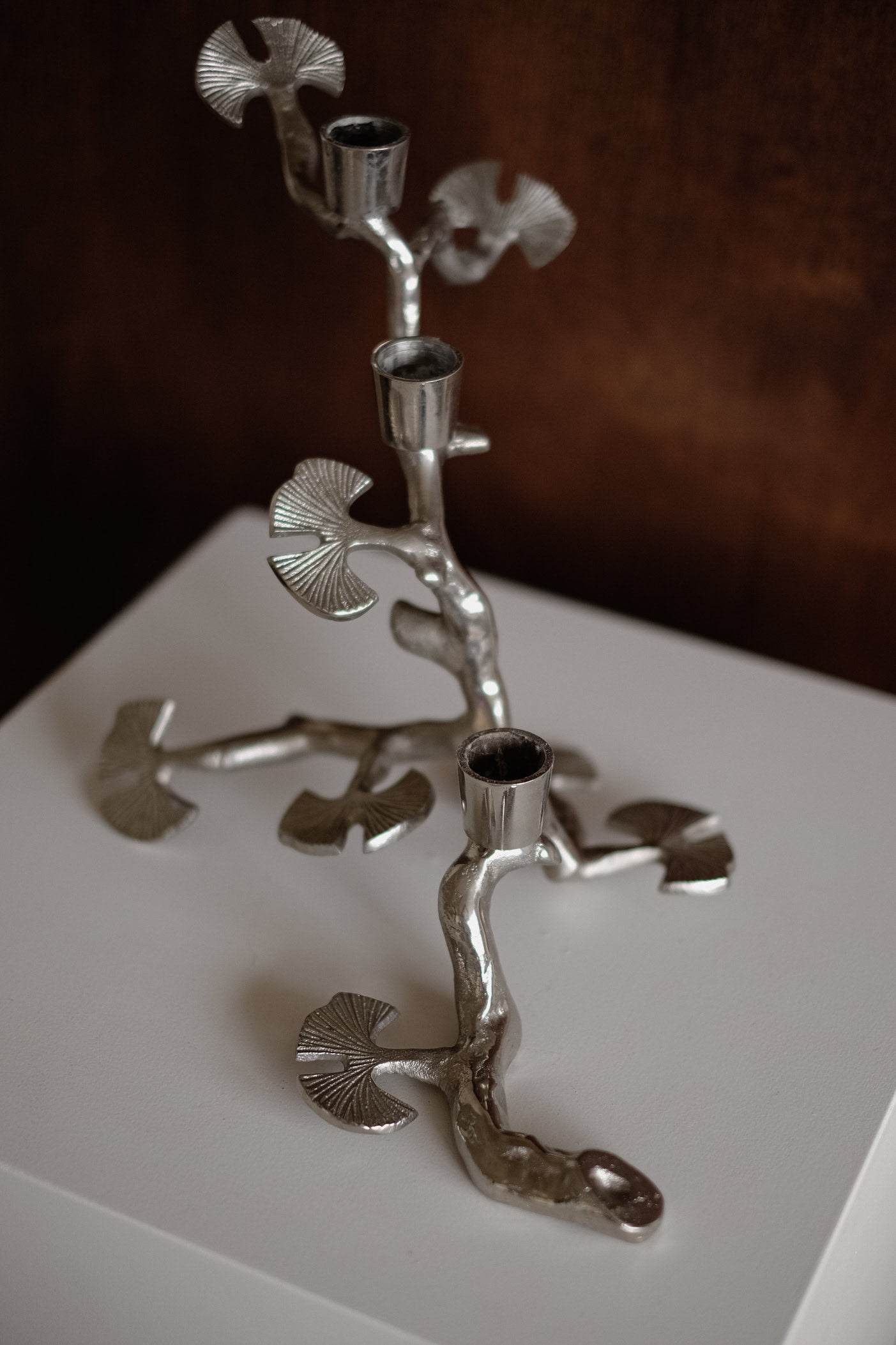 Sculptural Candle Holder  — close-up