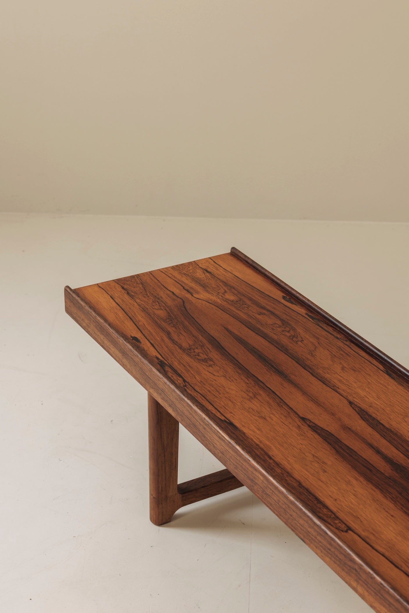 Long Krobo Bench by Torbjørn Afdal for Bruksbo, Norway 1960s — detail view