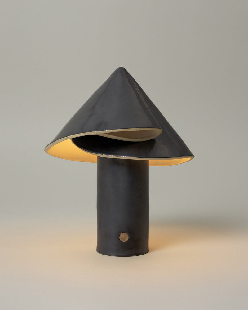 Shayd Table Lamp, Graphite by SIN | The Oblist