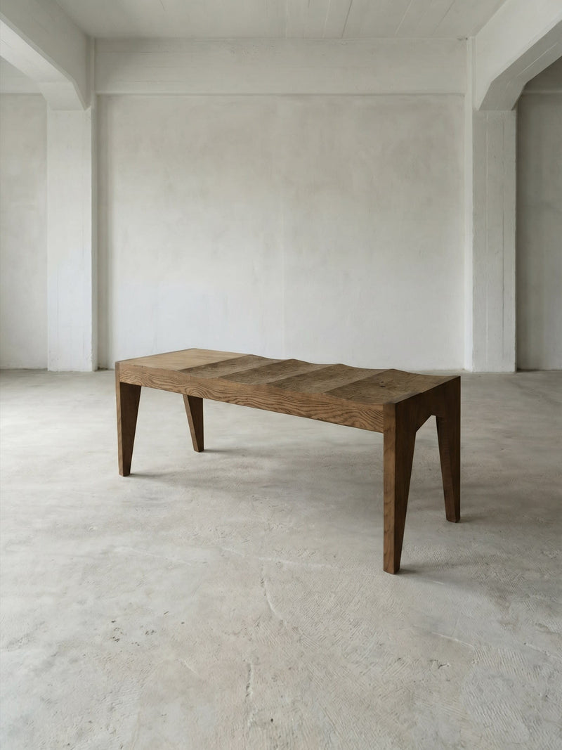 Two seater Bench "Onde" by Marc Geneix Design | The Oblist