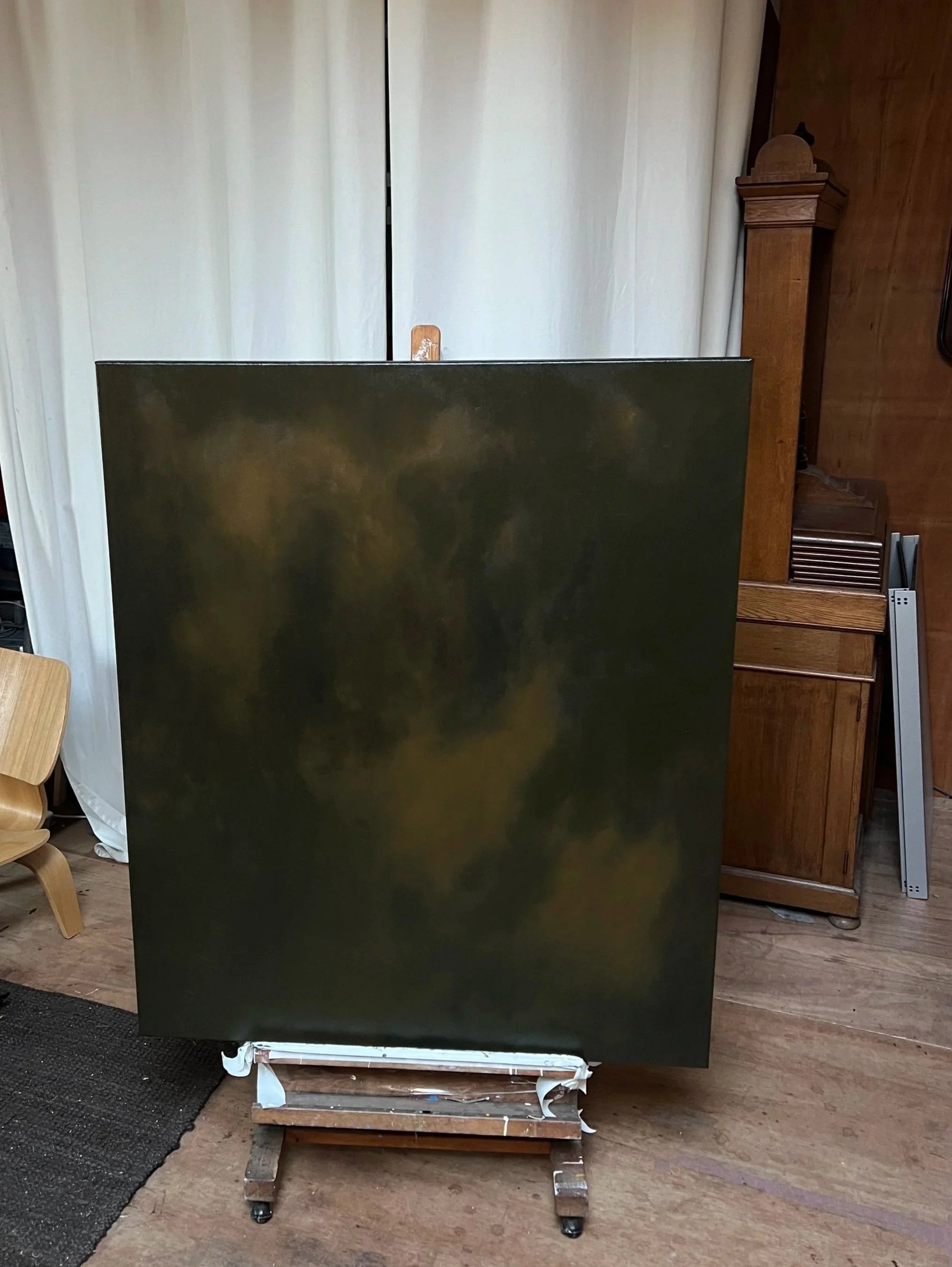 Quiet Fortitude (2026) - Oil Painting by Aimée Adriaansen — detail view