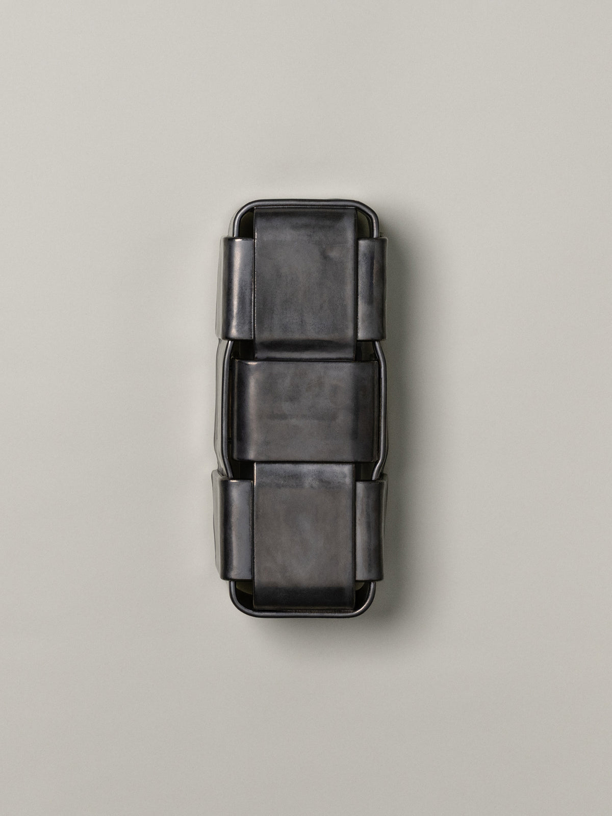 Stria 3 Sconce, Graphite — detail view