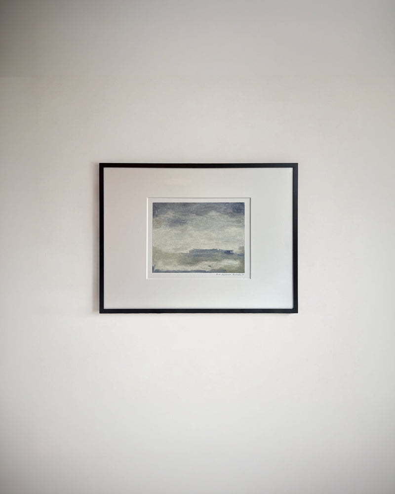 Oil Painting on Paper - 27, (2026) by Aimée Adriaansen | The Oblist — muted colors, framed artwork