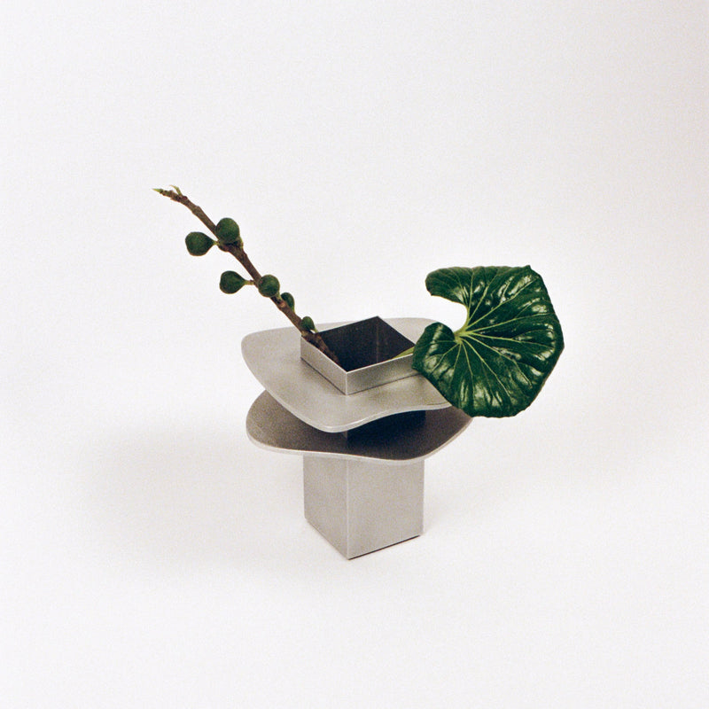 Flange Vase by PARCTA | The Oblist — modern metal design
