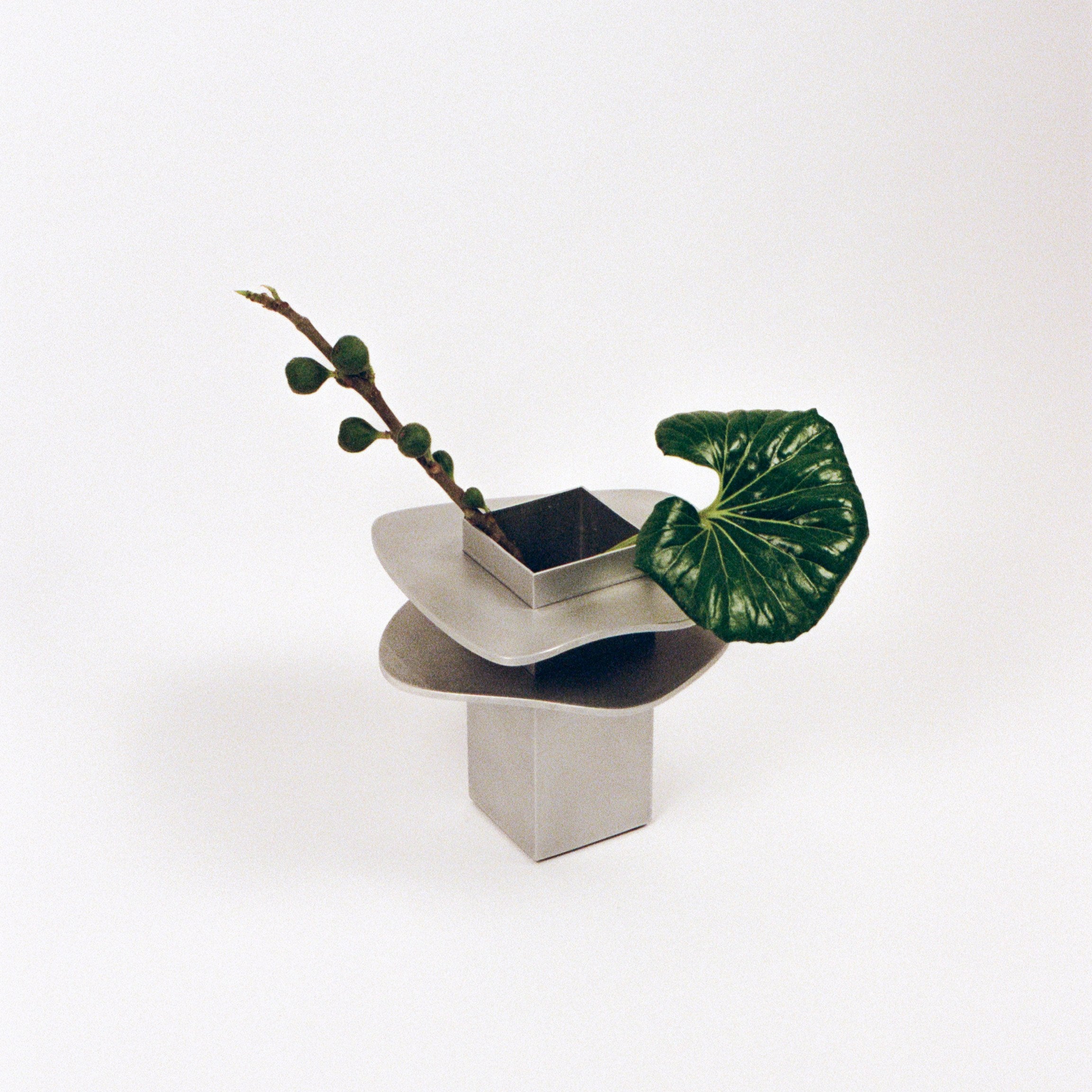 Flange Vase by PARCTA | The Oblist — modern metal design