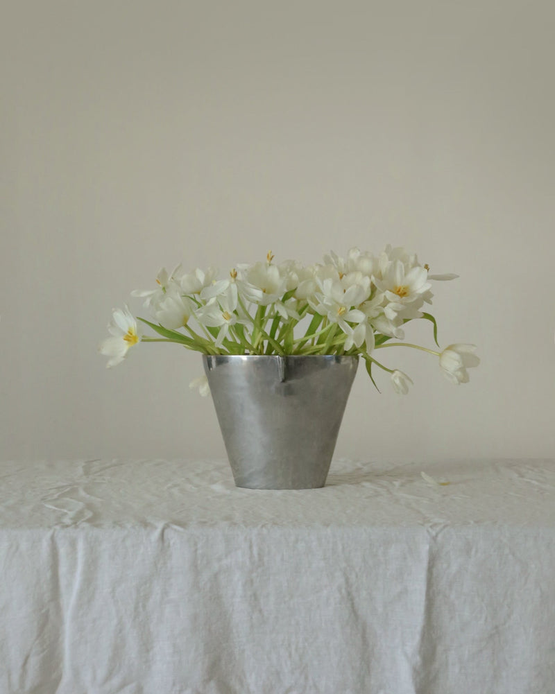 Form Sculpture Chrome Vase by Villa | The Oblist — chrome material, modern design