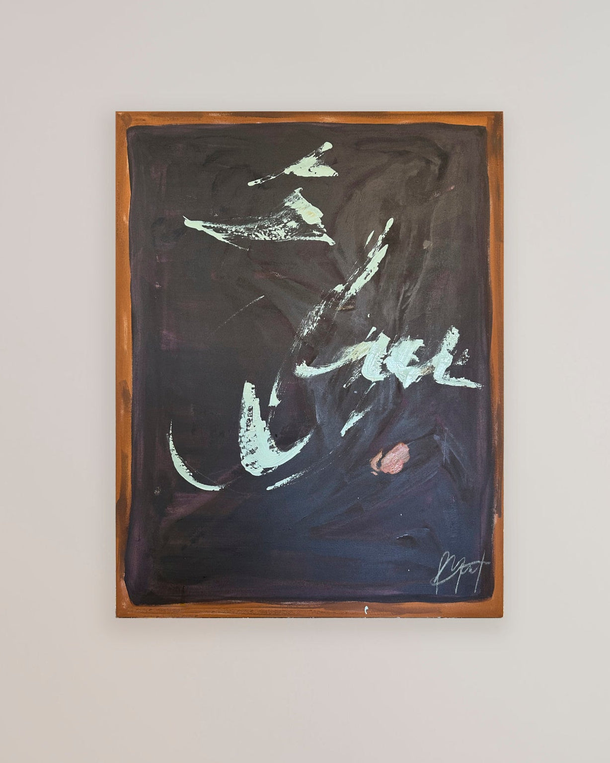 De Oriente' Painting by Paula Piquet | The Oblist — abstract colors on canvas
