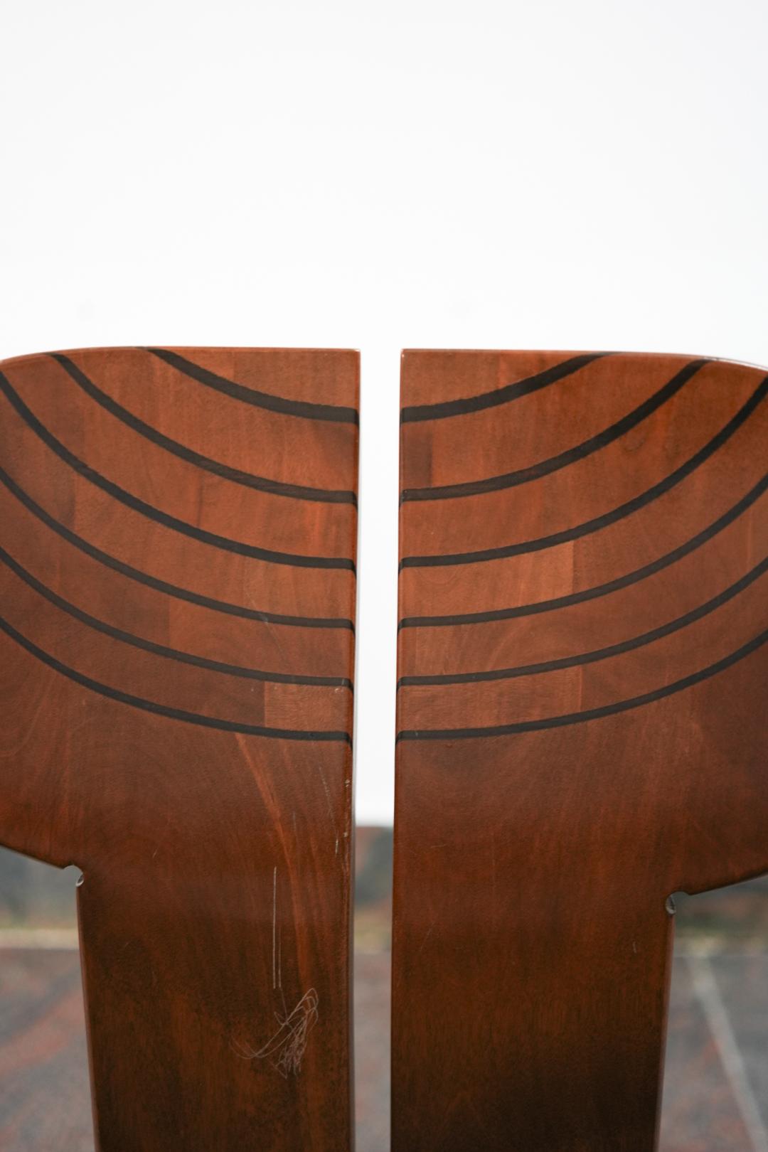 Africa Chair by Afra and Tobia Scarpa for Tacchini, Set of 6 — lifestyle setting