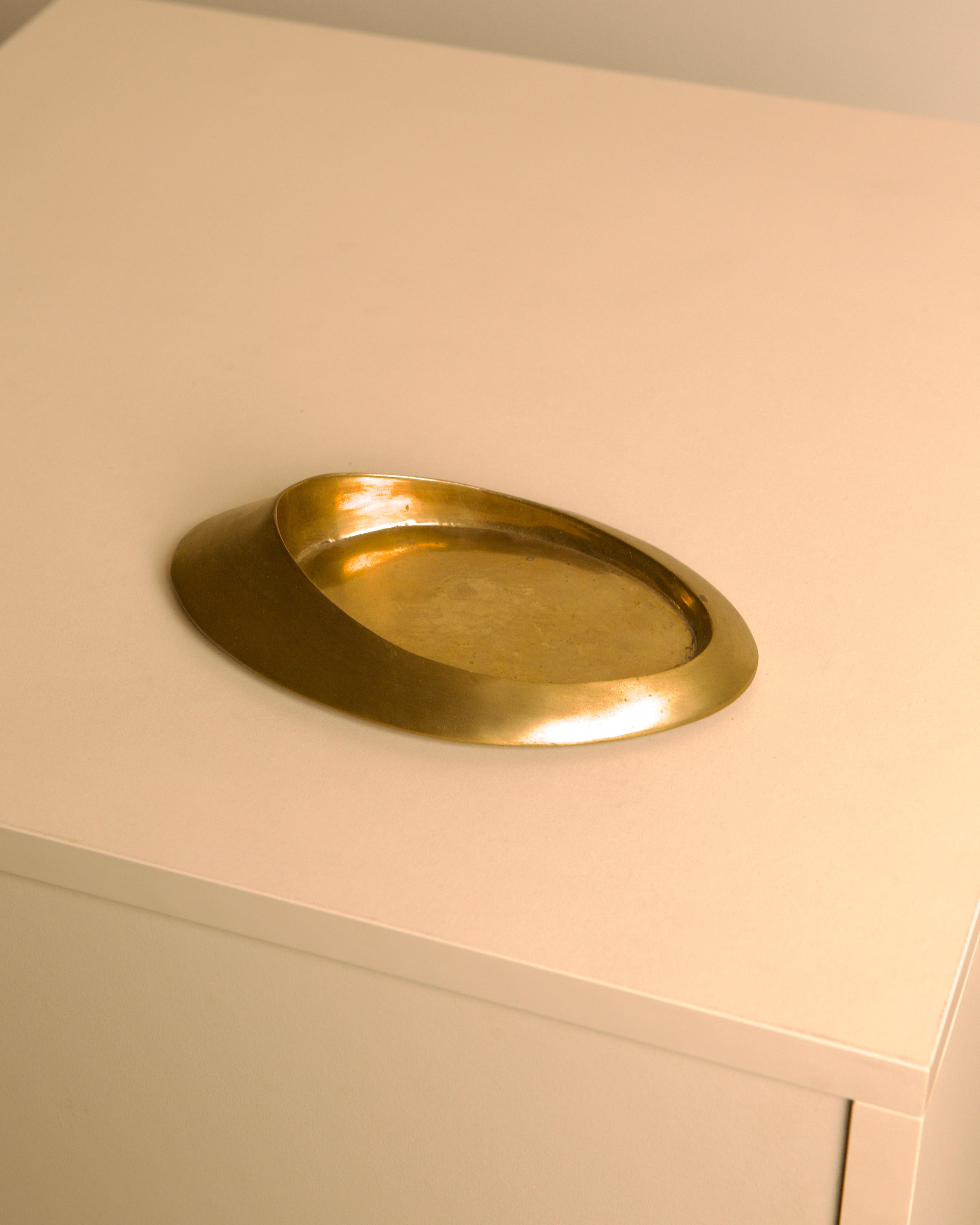 Italian bronze catch-all tray, 1960s by Treaptyque | The Oblist