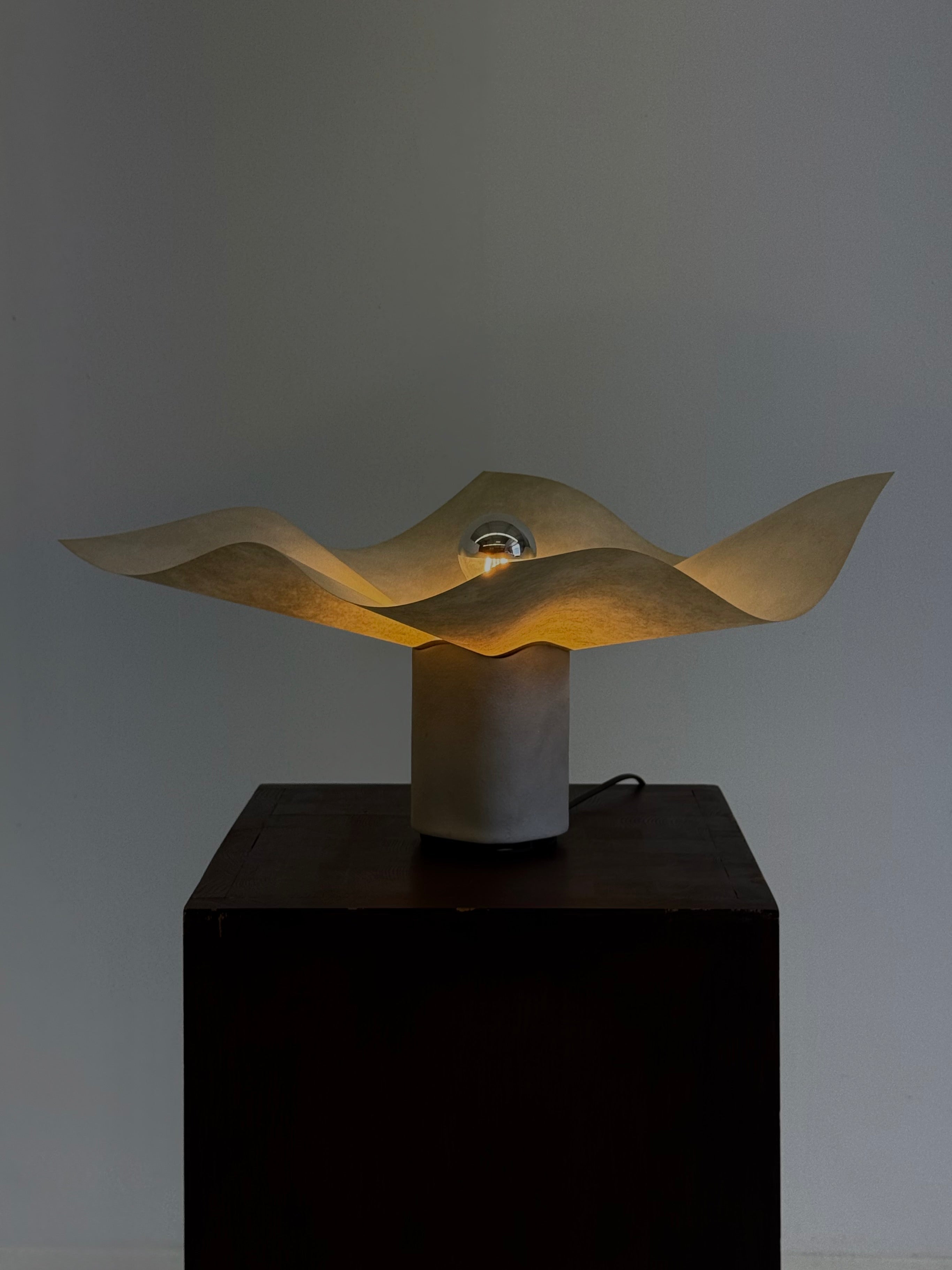 Area table lamp by Mario Bellini for Artemide — close-up