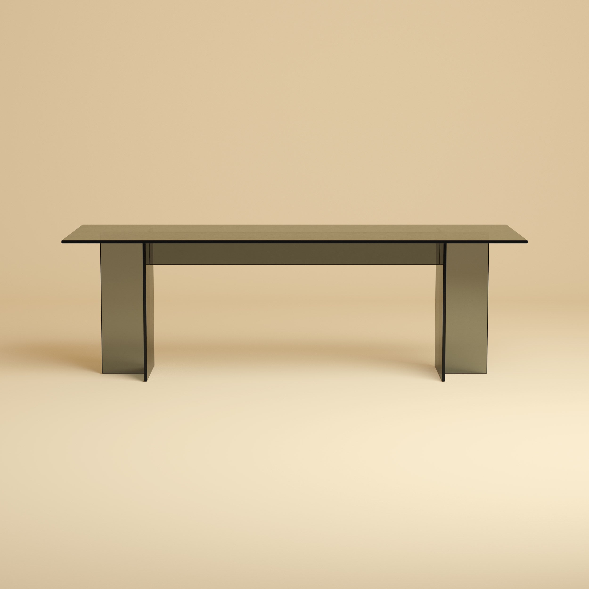 Glass Lounge Table - NOOR Series — lifestyle setting