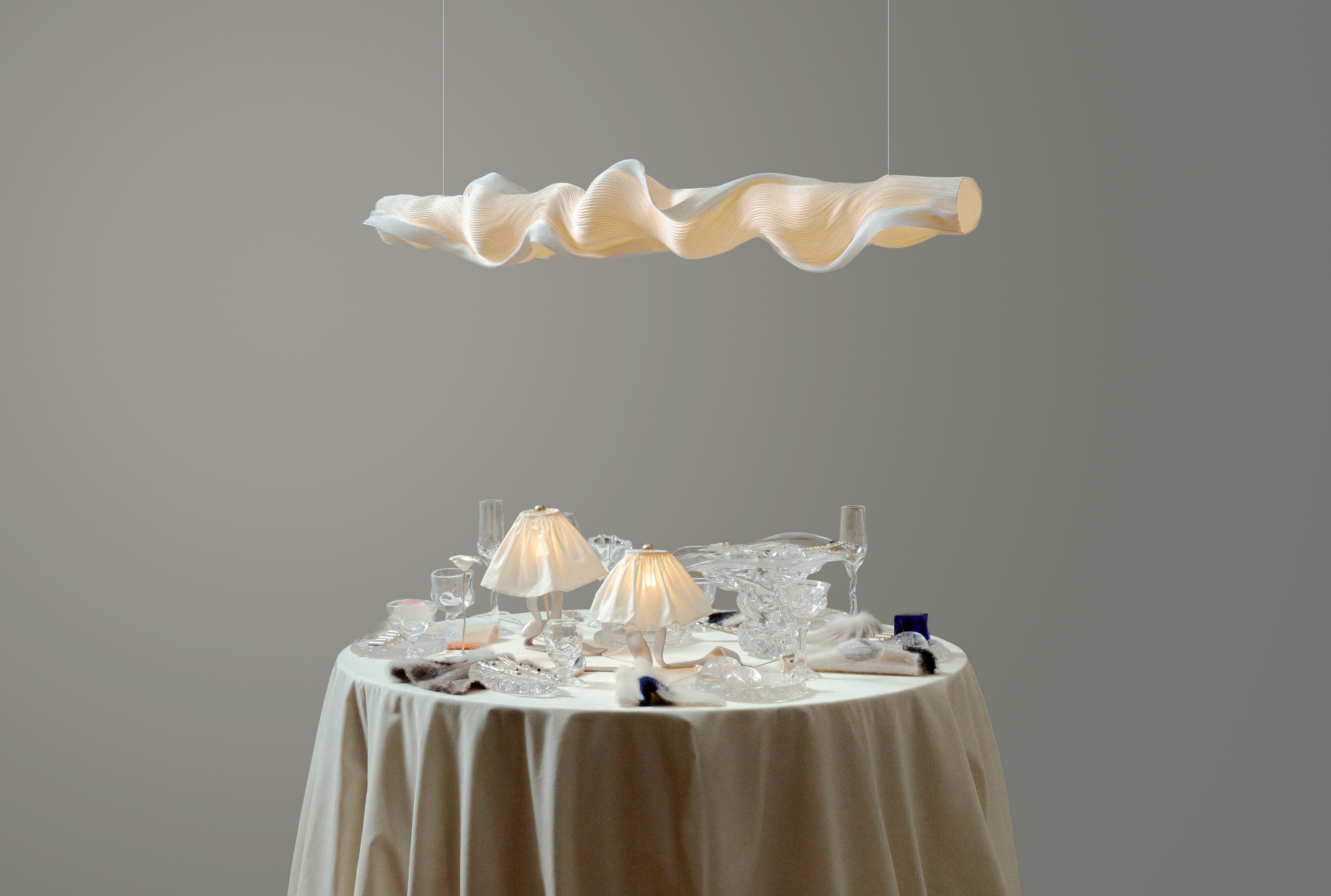 Blown Organic Platter — side angle