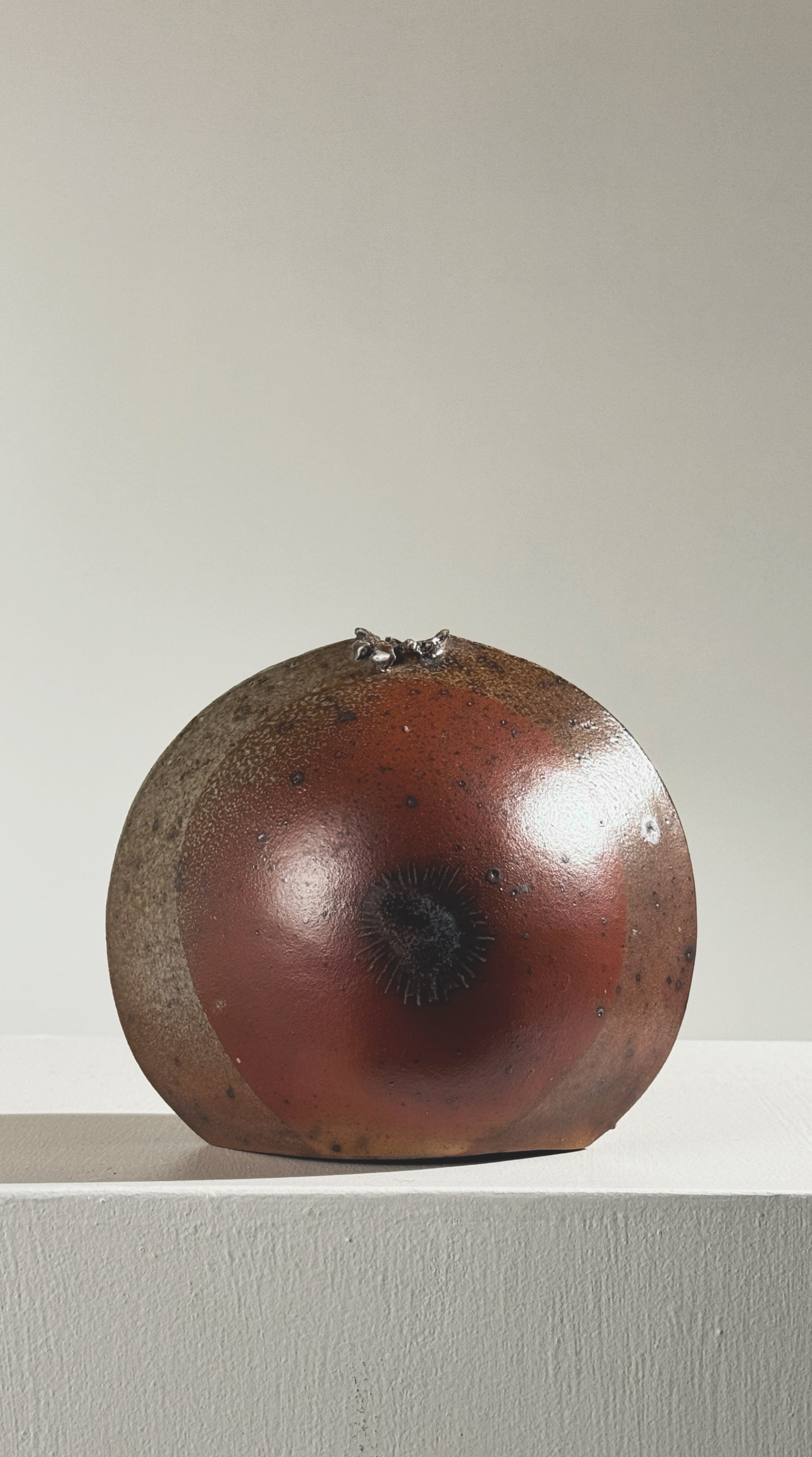 Stoneware Soliflore Vase by Gustave Tiffoche, circa 1965