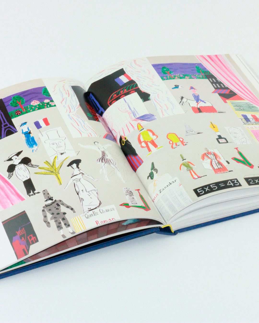 That's the way I see it: David Hockney — open book on white background
