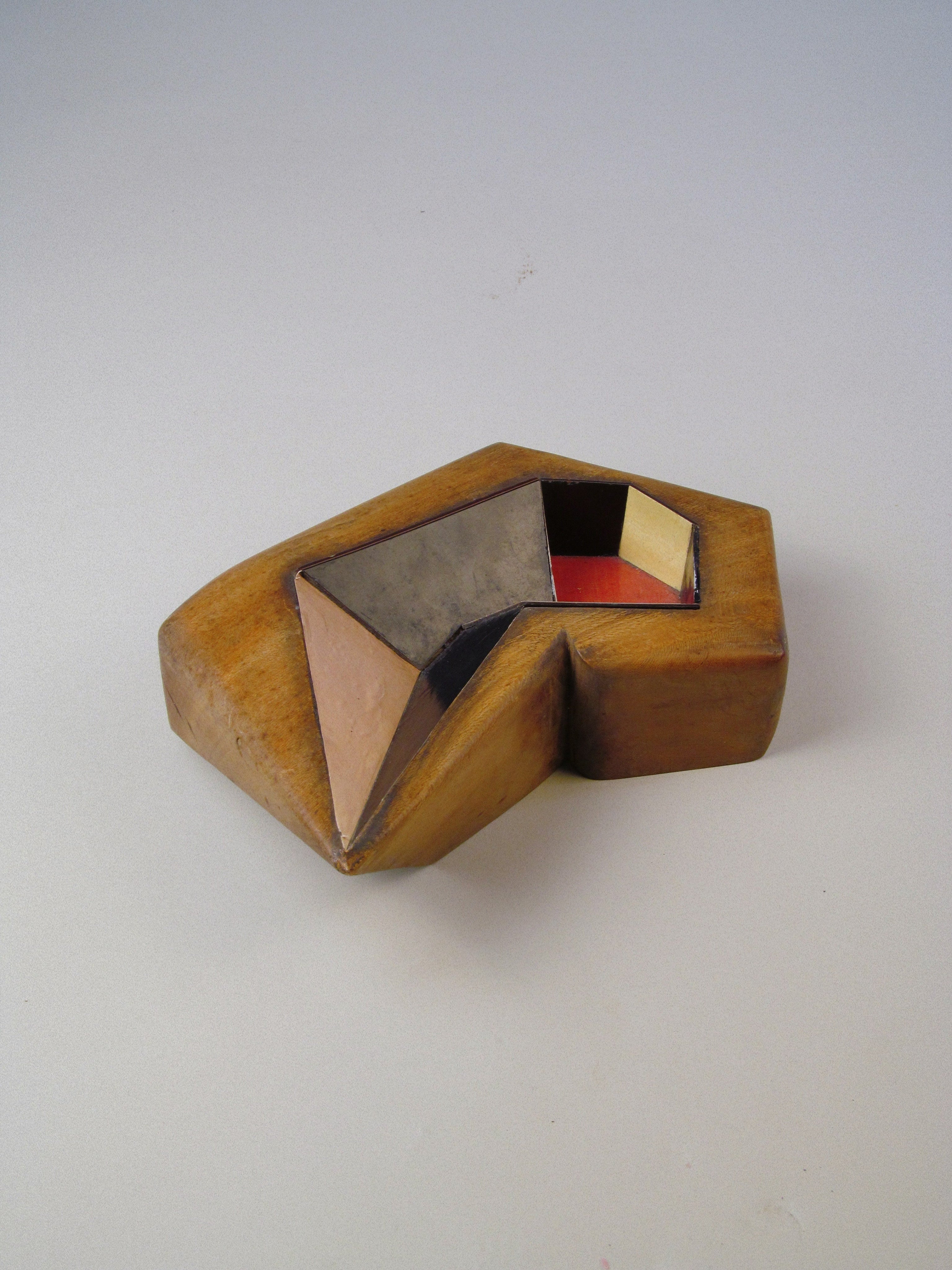 Cubist Vide Poche by Myakin | The Oblist — handcrafted wood and metal design