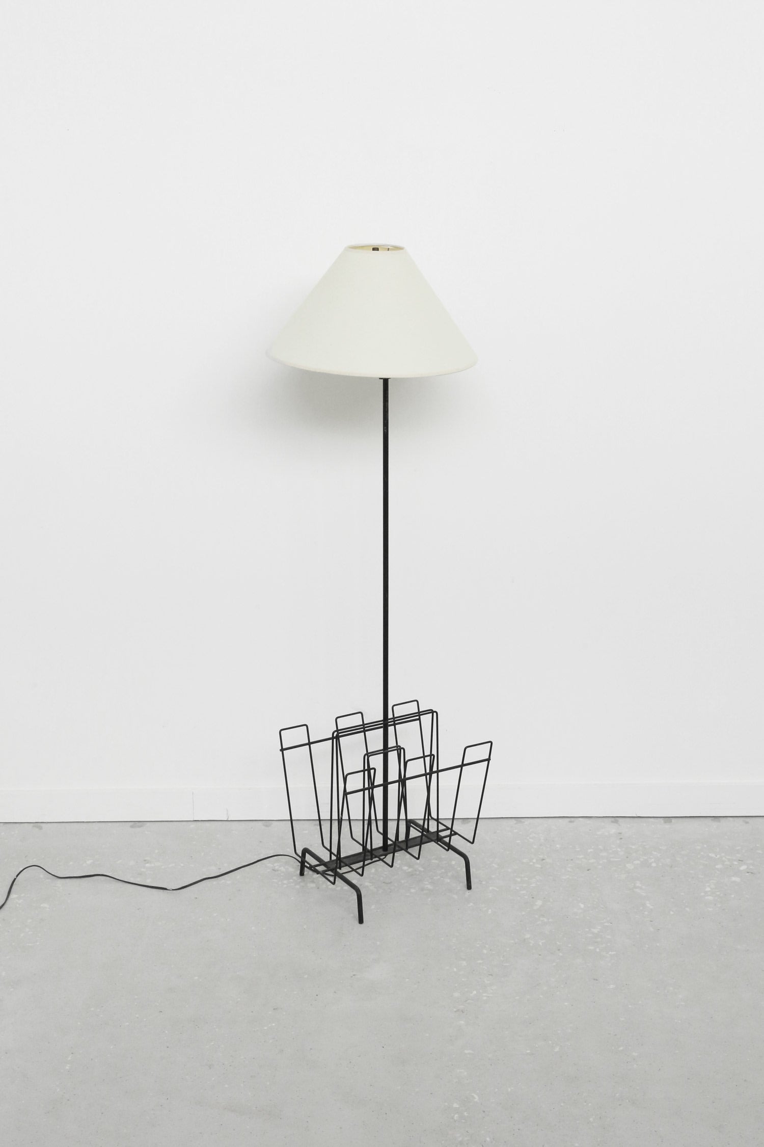 Minimalist Magazine Rack Floor Lamp by Villa | The Oblist