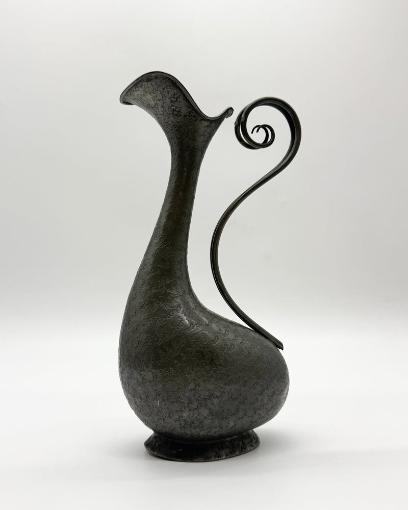 Hammered Pewter Ewer – San Nazaro Peltro, Italy, 1960s by Ultra Galerie | The Oblist