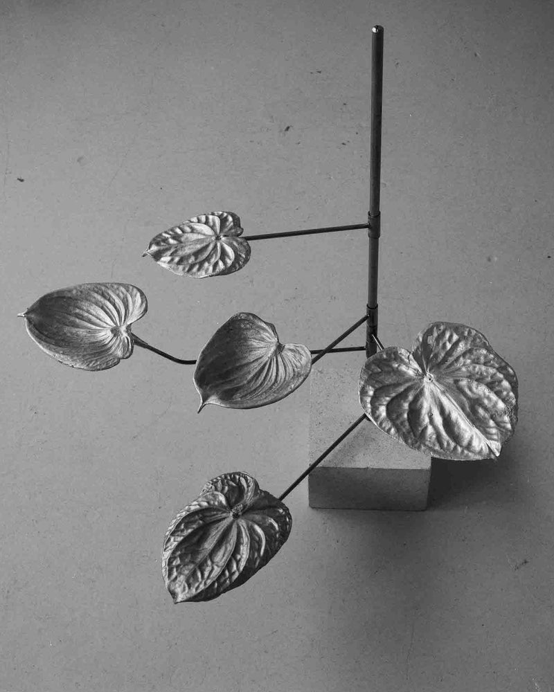 Anthurium Offering Stand – Sculpture – Anthurium Collection — side angle
