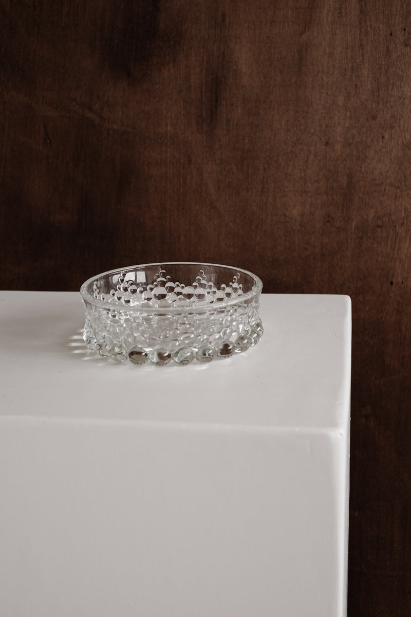 Mid-Century Glass Bowl by Walther Glass, 1970 — detail view