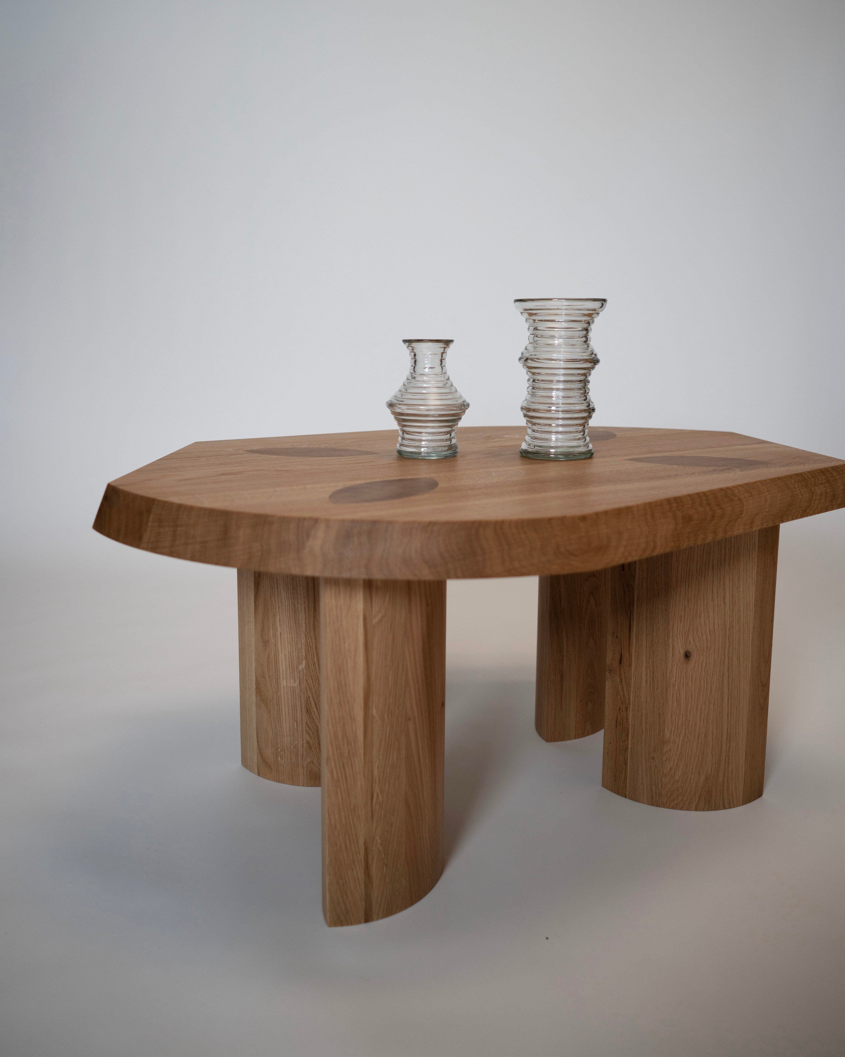 Gilbert Small Coffee Table - Oak by Hein Studio | The Oblist — oak wood, modern design